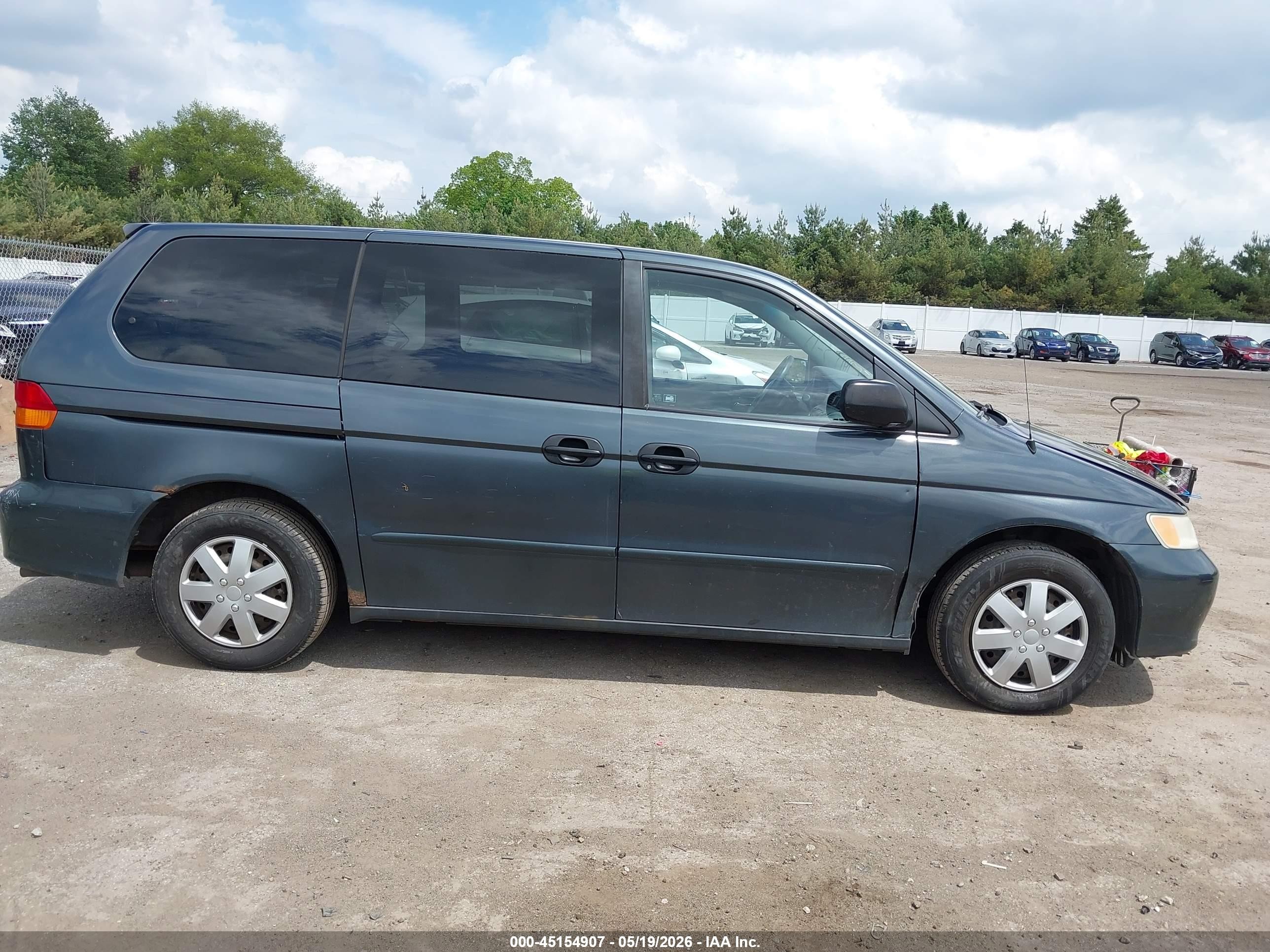 2003 Honda Odyssey Lx Blue vin: 5FNRL18563B148745
