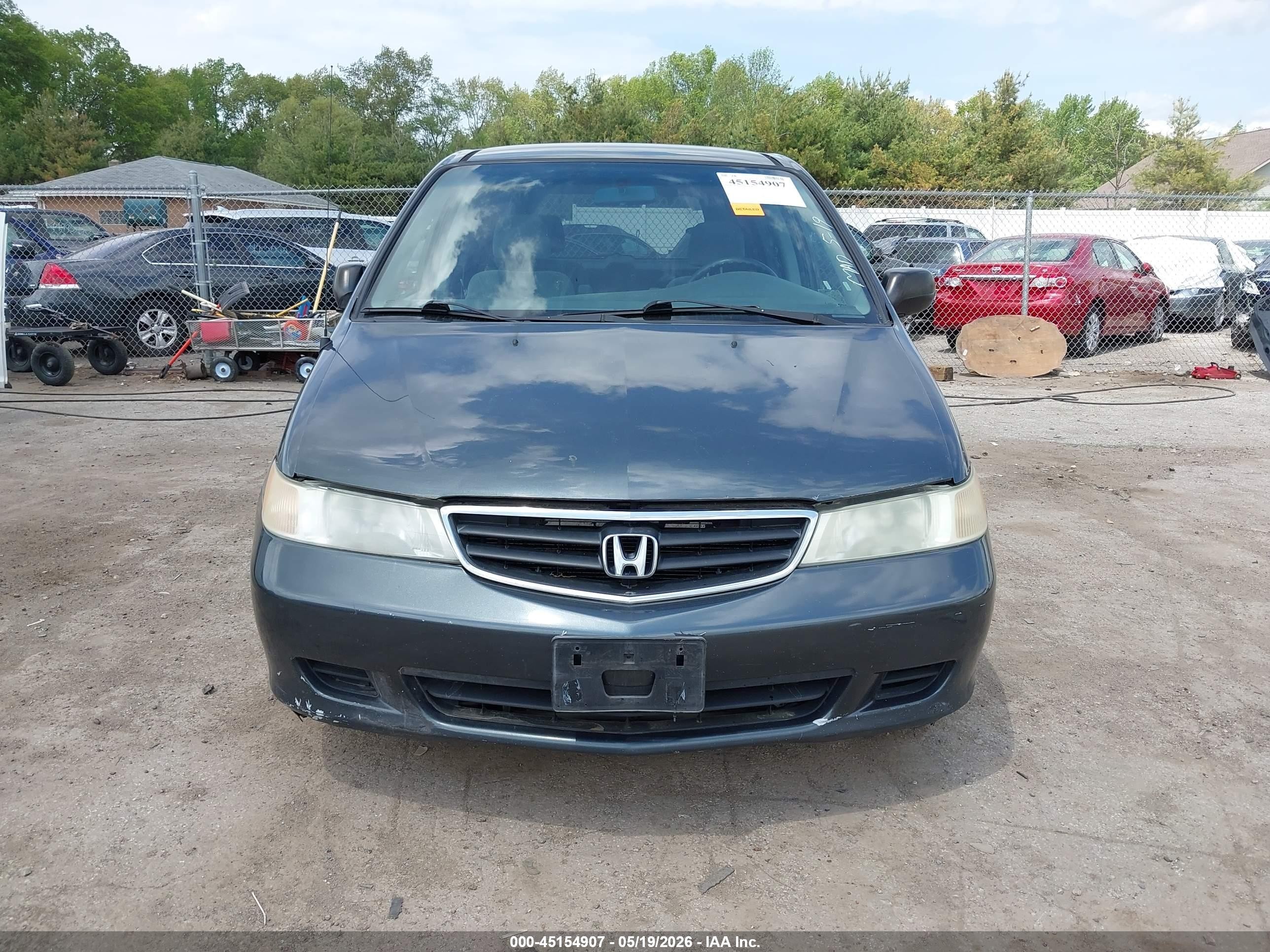 2003 Honda Odyssey Lx Blue vin: 5FNRL18563B148745