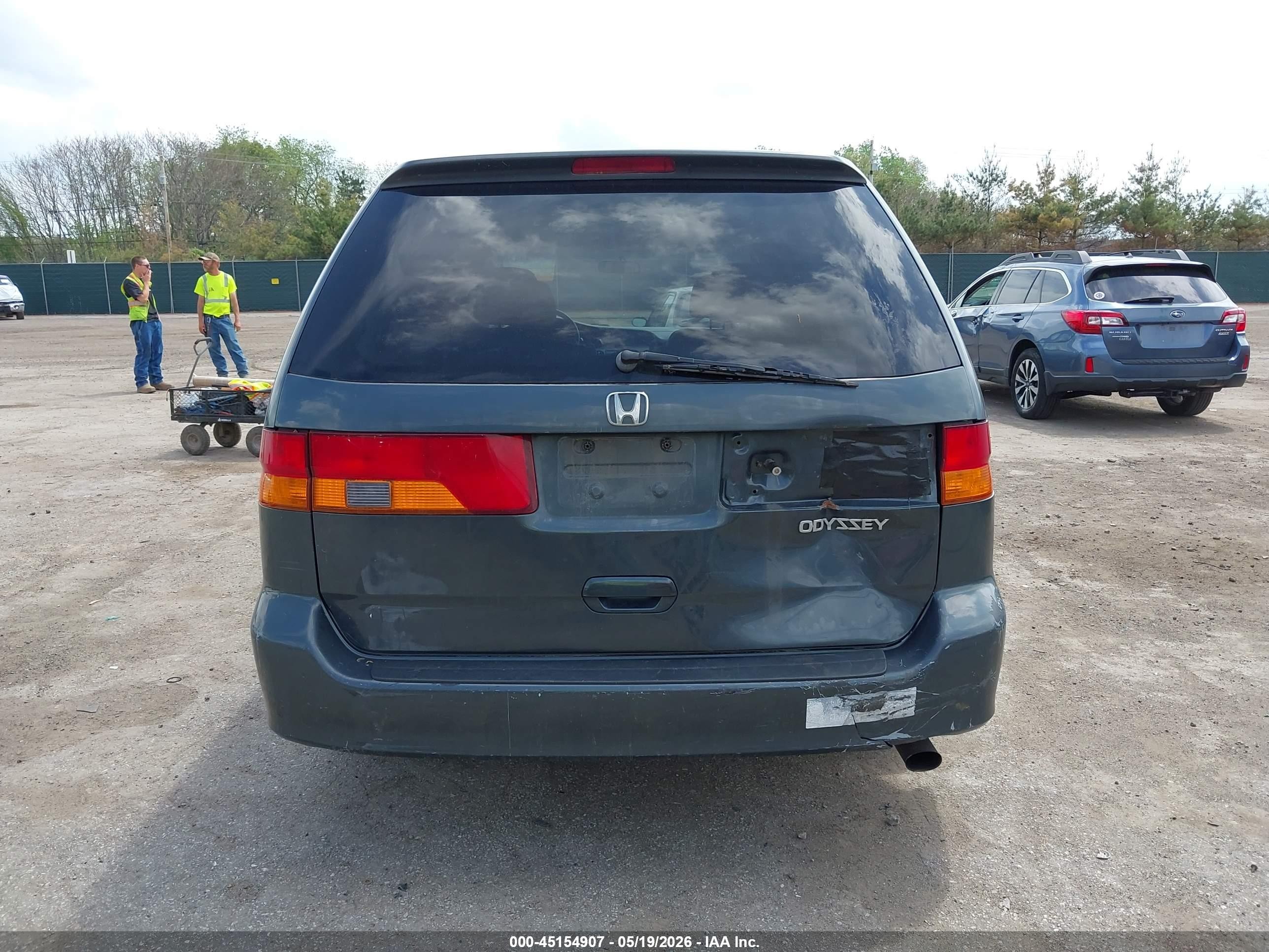 2003 Honda Odyssey Lx Blue vin: 5FNRL18563B148745