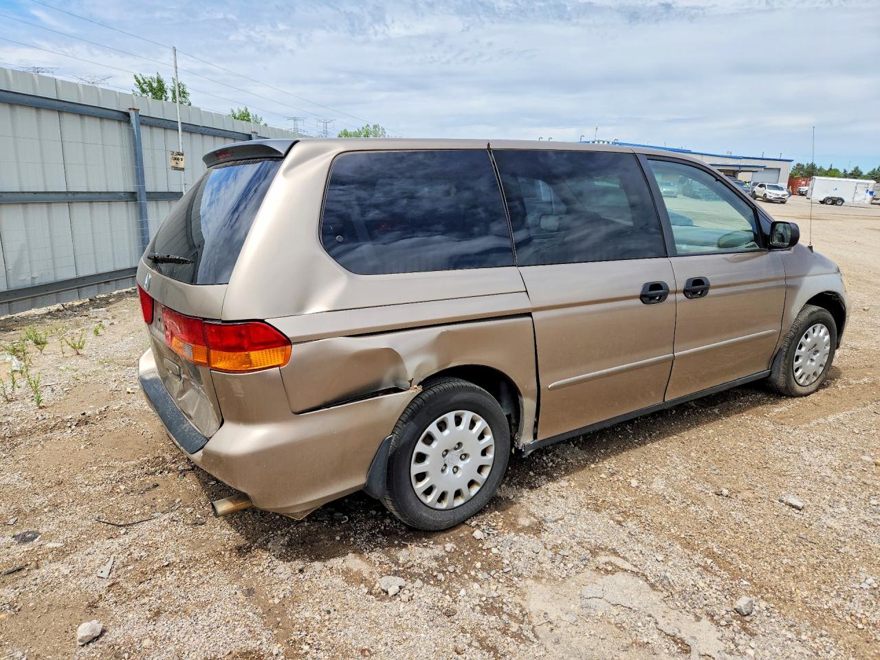 2004 Honda Odyssey Lx Tan vin: 5FNRL18574B016241
