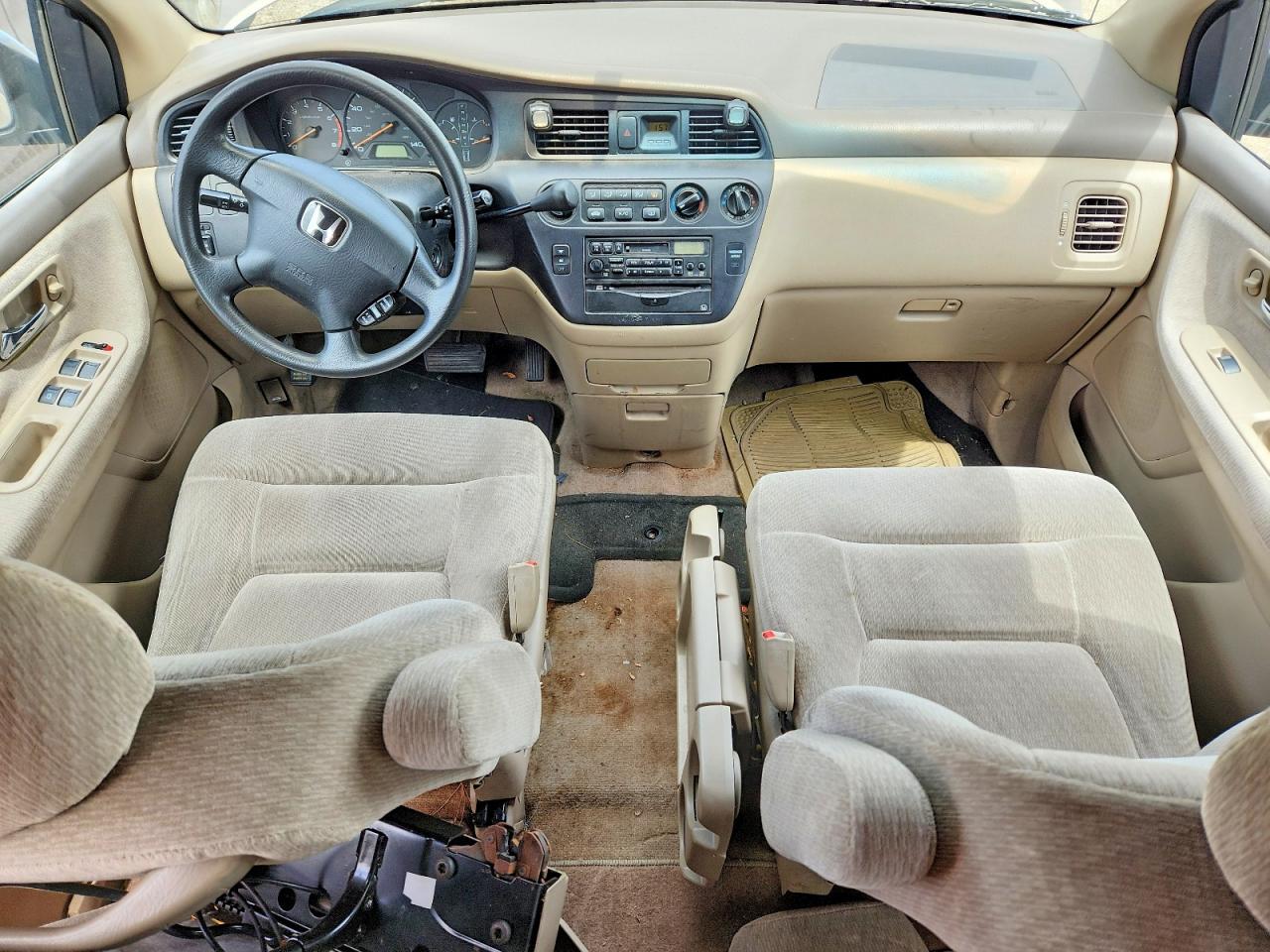 2004 Honda Odyssey Lx Tan vin: 5FNRL18574B016241