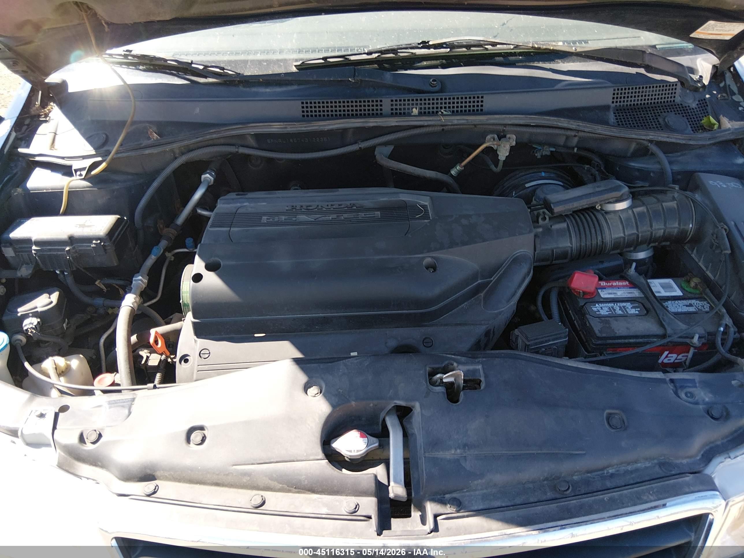 2004 Honda Odyssey Lx Синий vin: 5FNRL18574B122351