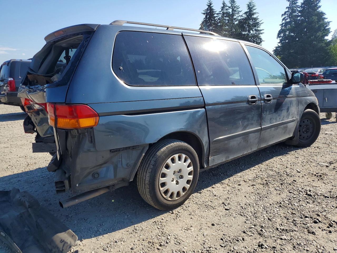 2003 Honda Odyssey Lx Gray vin: 5FNRL18583B112720