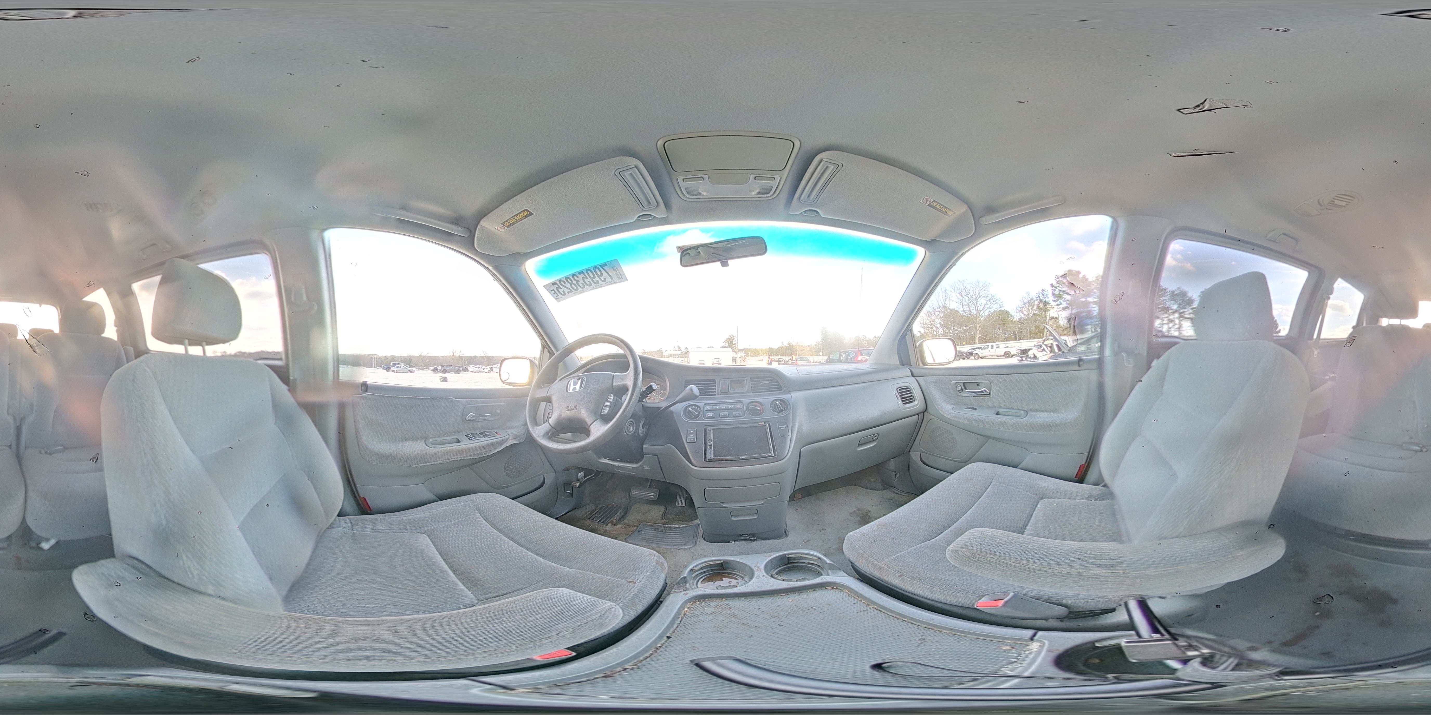 2003 Honda Odyssey Lx Blue vin: 5FNRL18593B052270