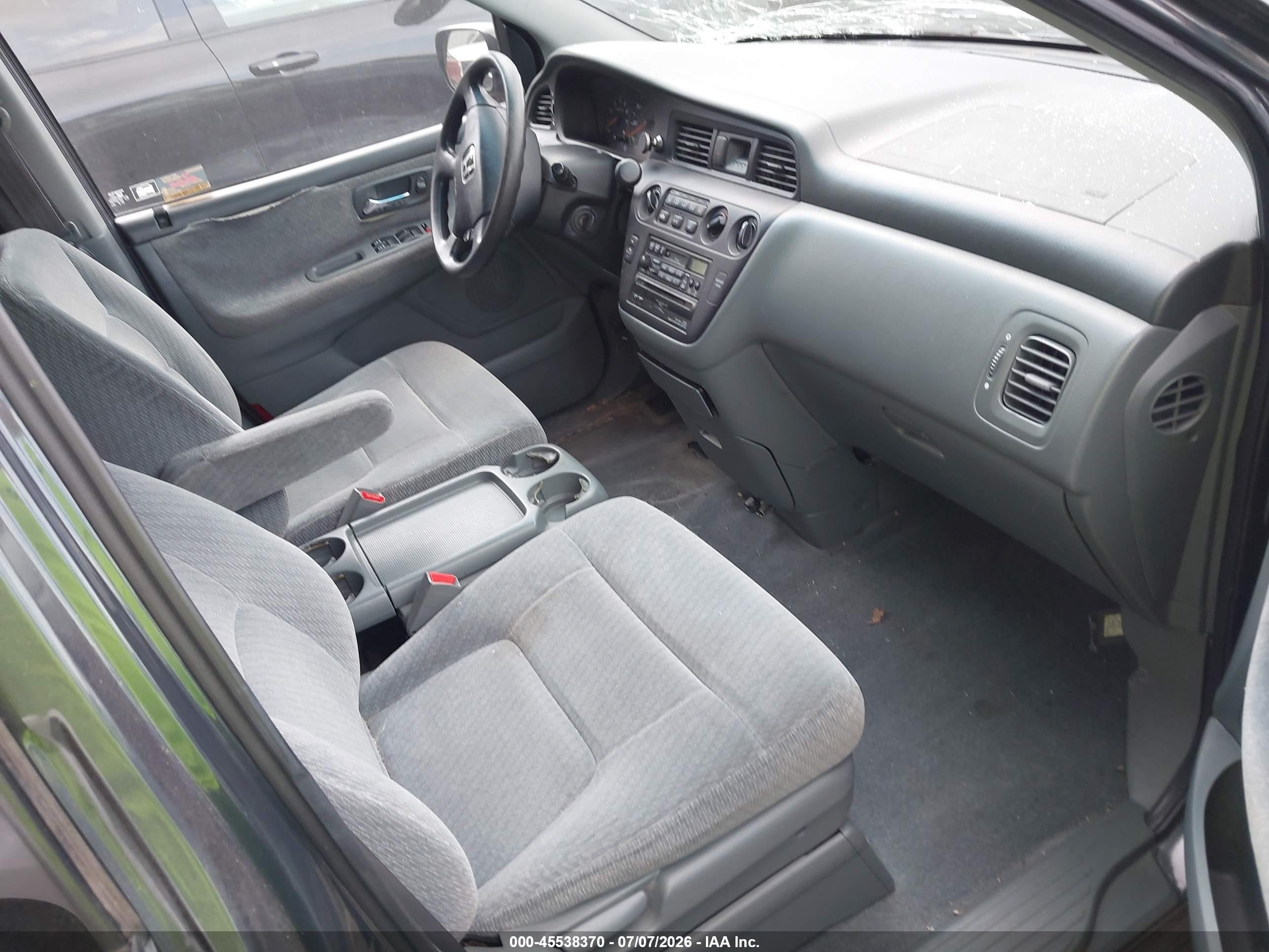 2003 Honda Odyssey Lx Gray vin: 5FNRL18593B094034