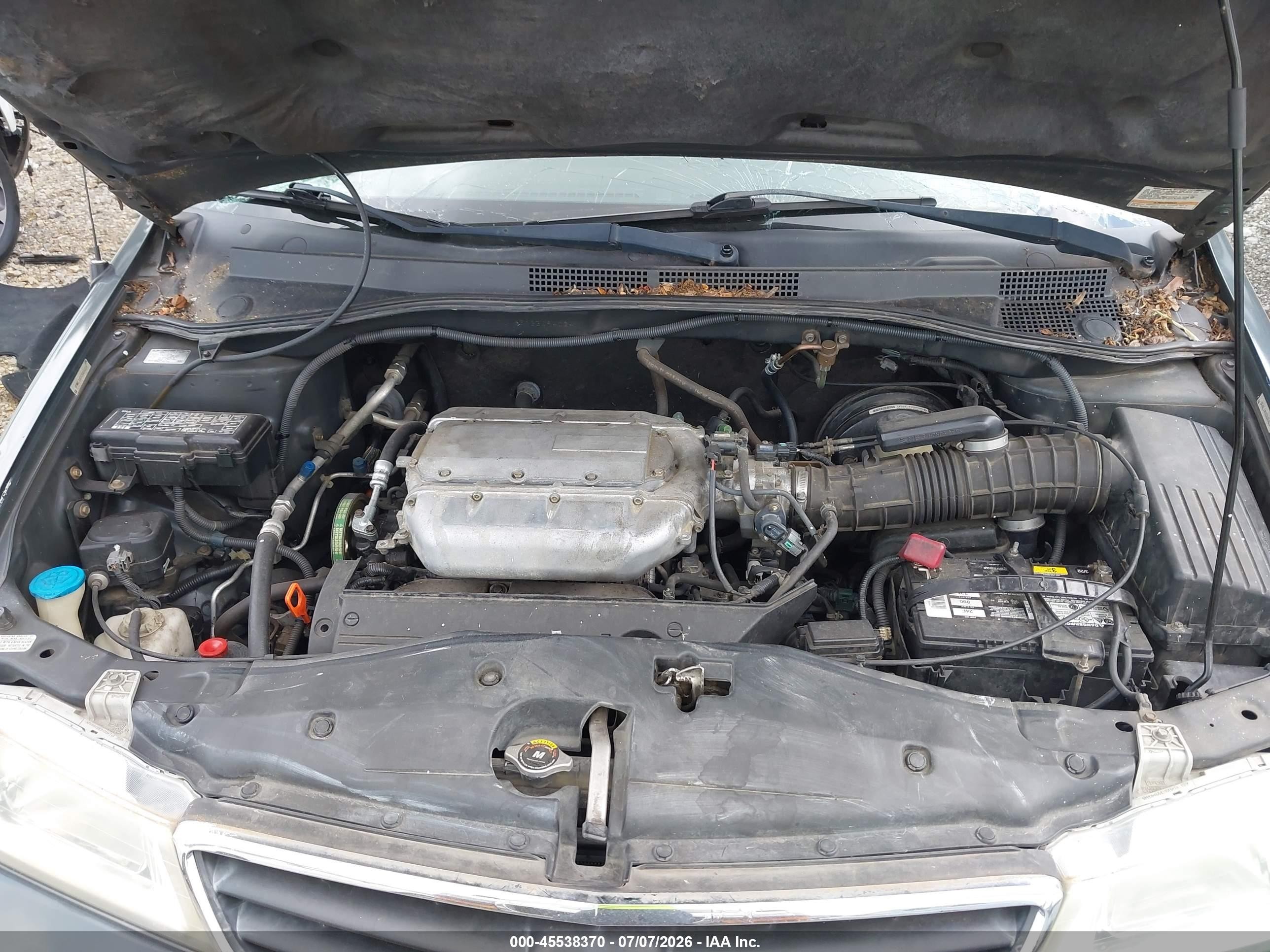2003 Honda Odyssey Lx Gray vin: 5FNRL18593B094034