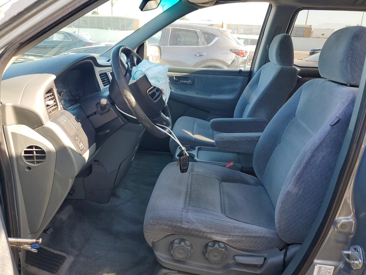 2002 Honda Odyssey Lx Gray vin: 5FNRL185X2B019518