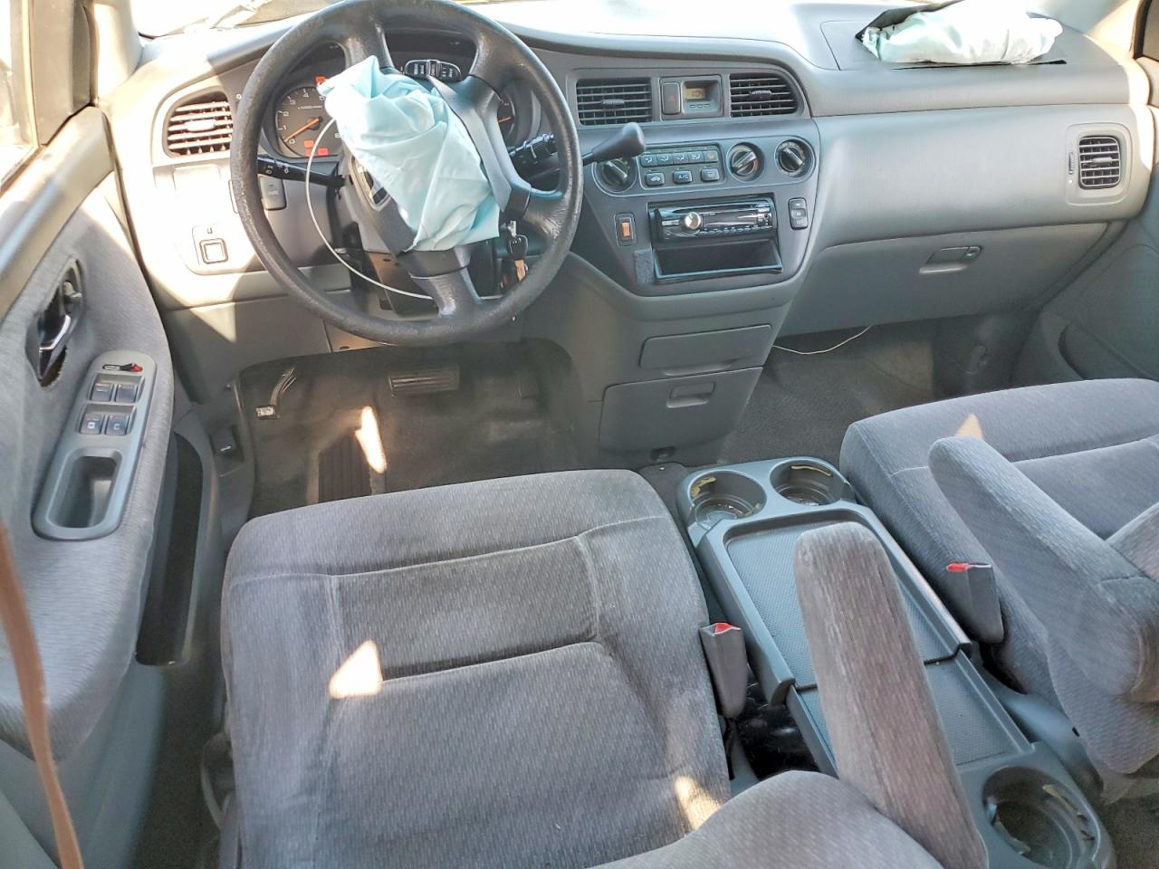 2002 Honda Odyssey Lx Gray vin: 5FNRL185X2B019518