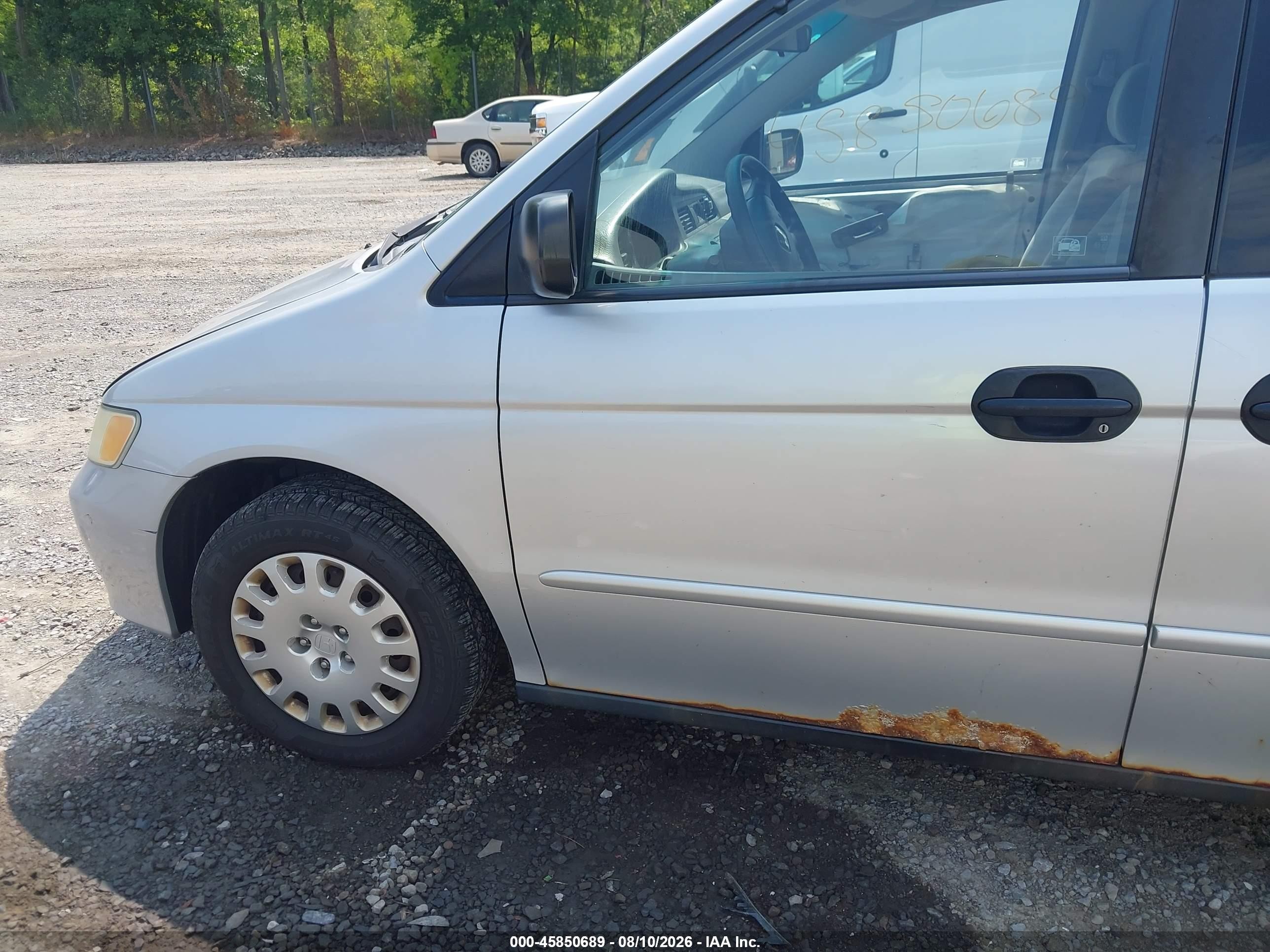 2004 Honda Odyssey Lx Серебряный vin: 5FNRL185X4B140200