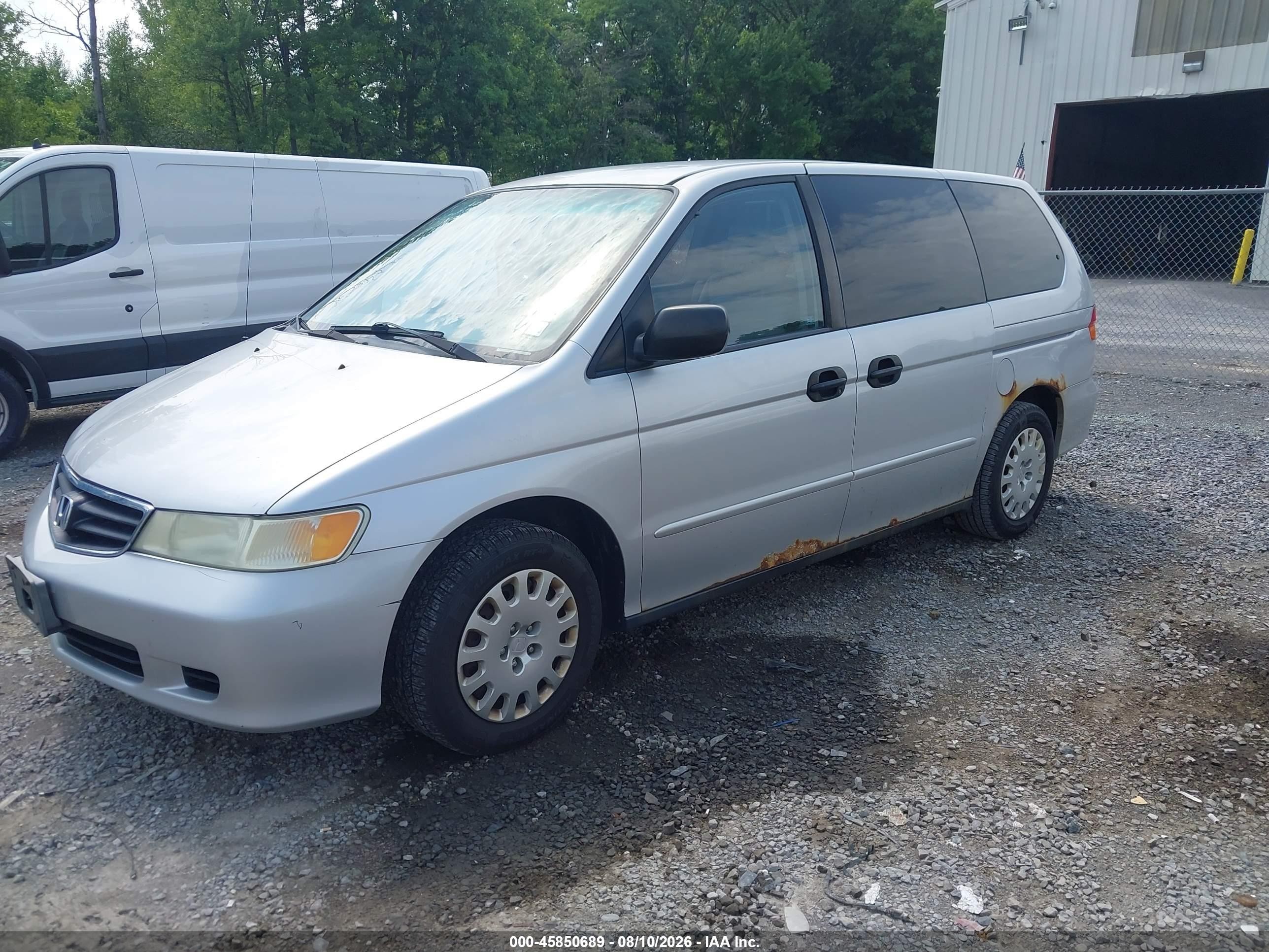 2004 Honda Odyssey Lx Серебряный vin: 5FNRL185X4B140200