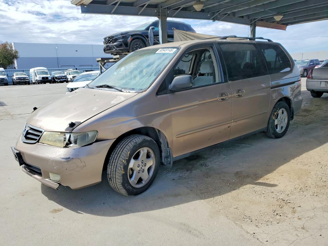 2003 Honda Odyssey Ex Gold vin: 5FNRL18603B048116