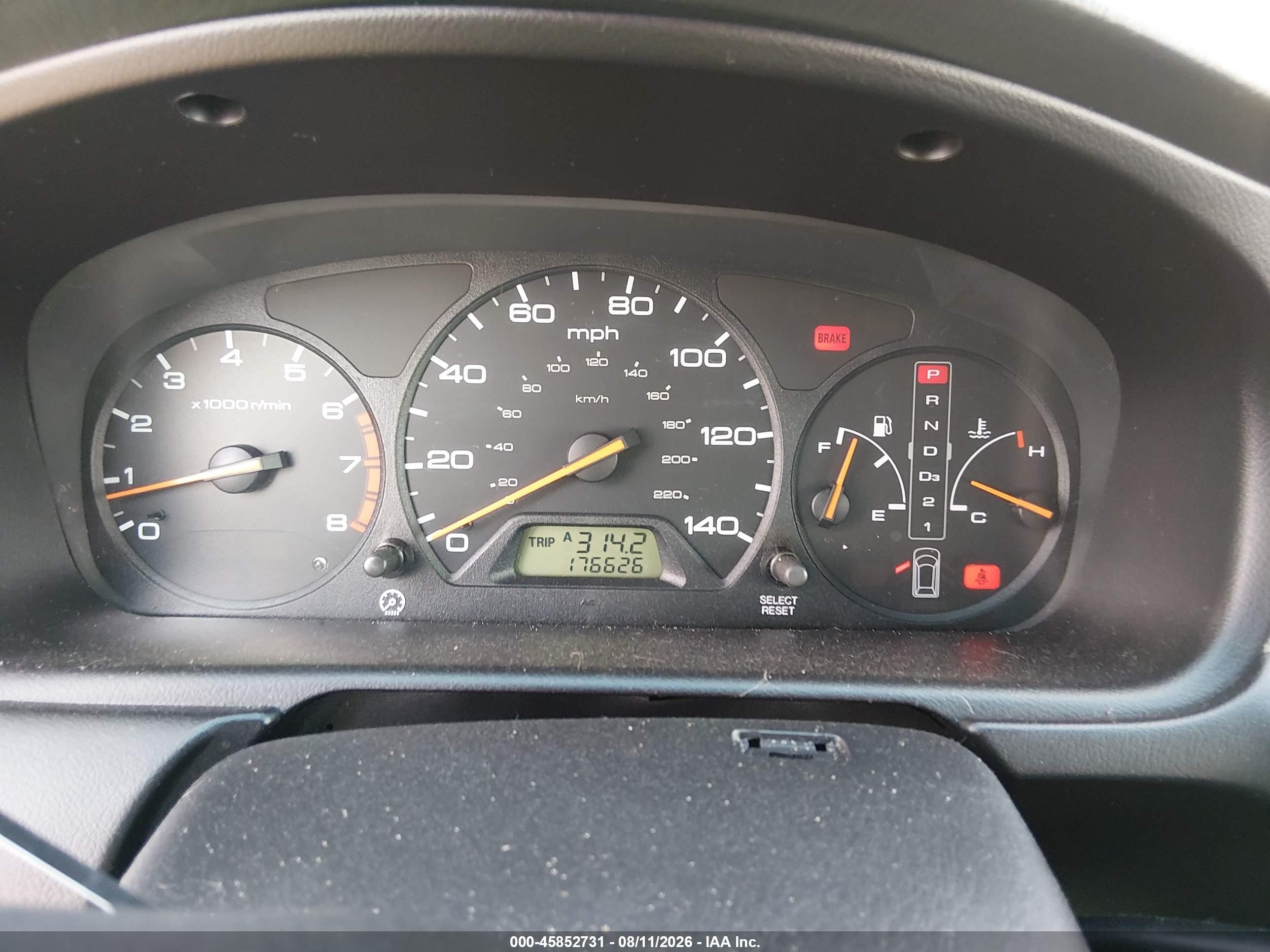2003 Honda Odyssey Ex Серый vin: 5FNRL18603B075669