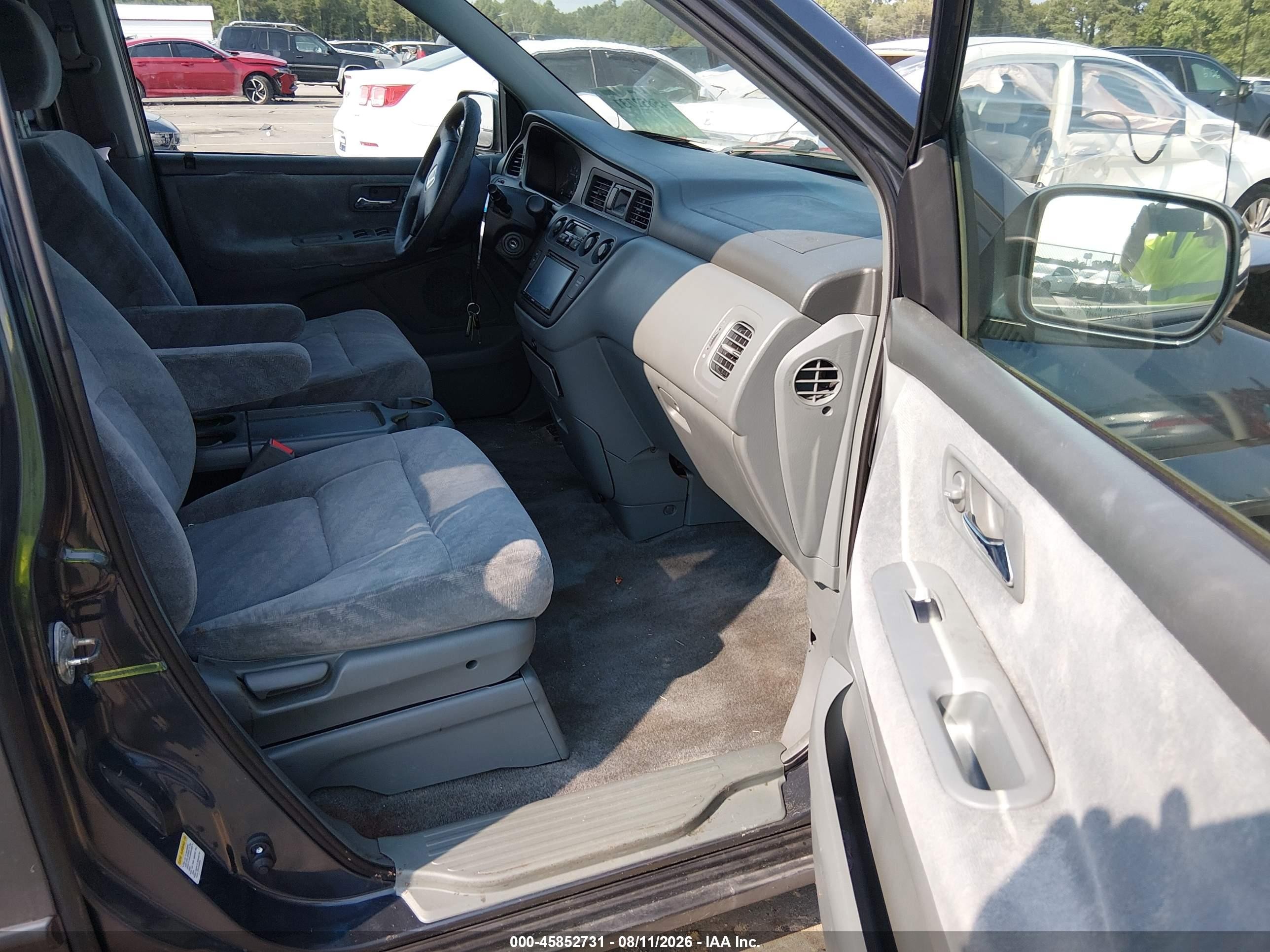 2003 Honda Odyssey Ex Серый vin: 5FNRL18603B075669