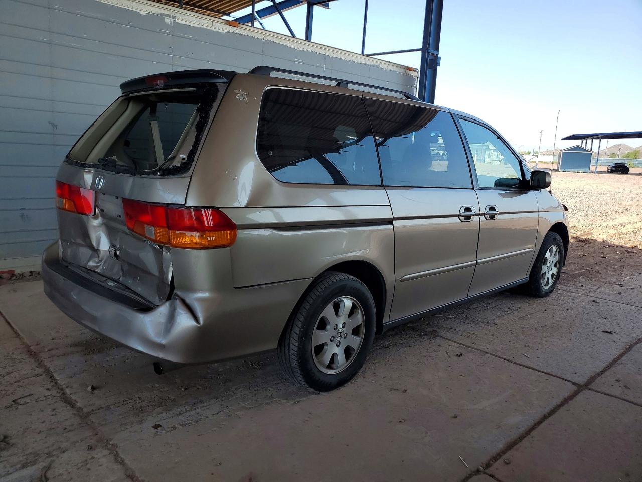 2004 Honda Odyssey Ex Tan vin: 5FNRL18604B004117