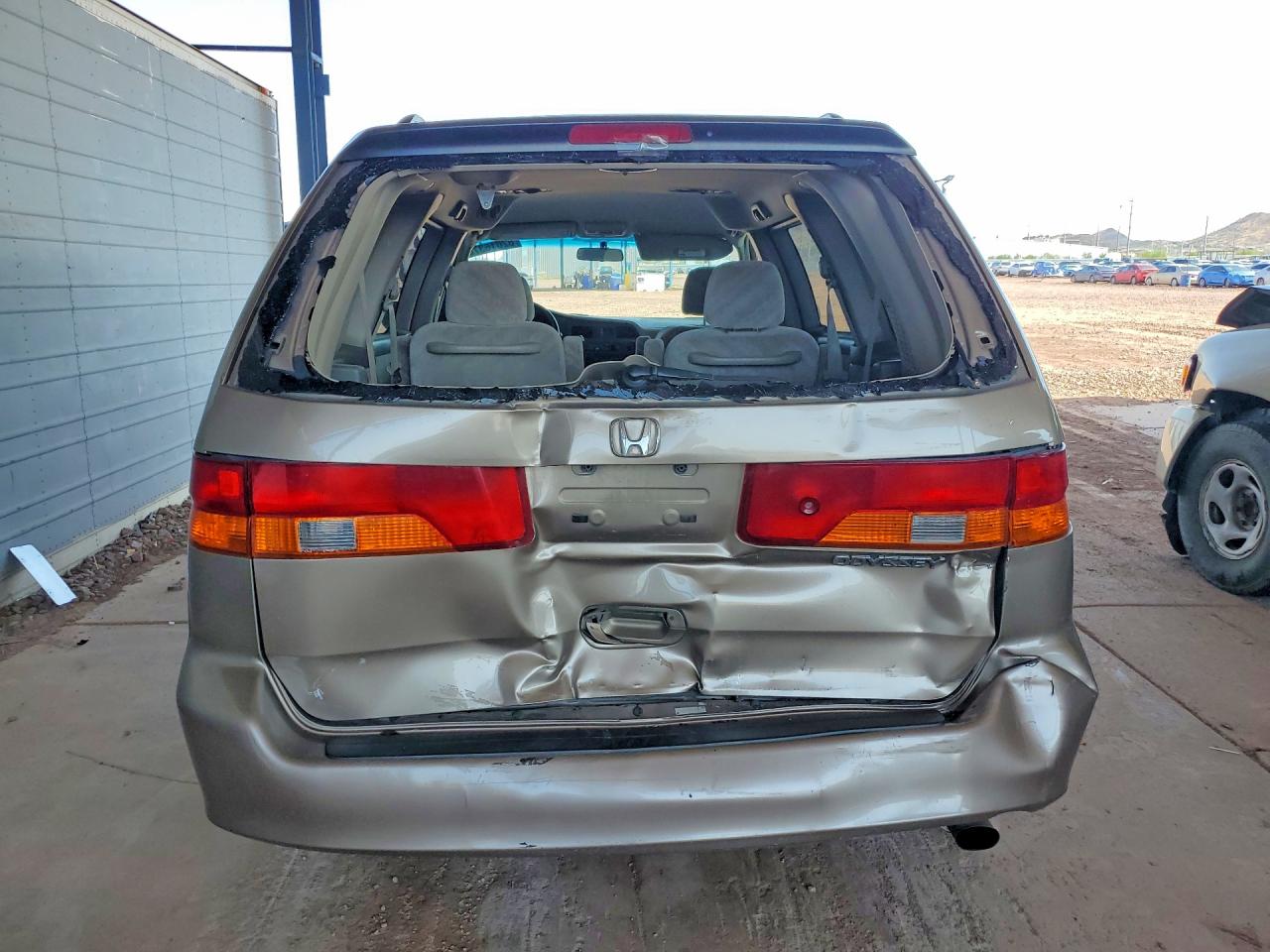 2004 Honda Odyssey Ex Tan vin: 5FNRL18604B004117
