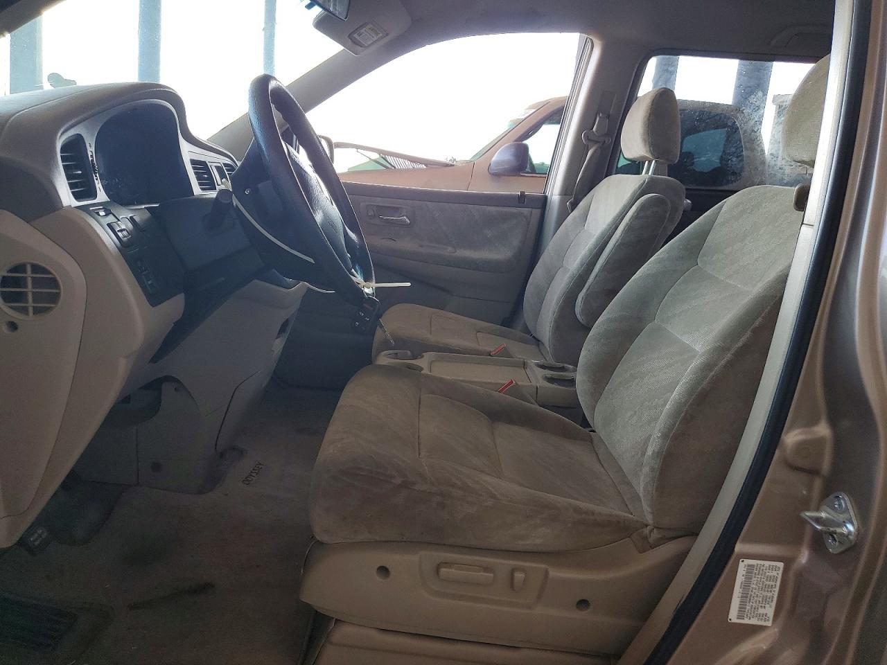 2004 Honda Odyssey Ex Tan vin: 5FNRL18604B004117