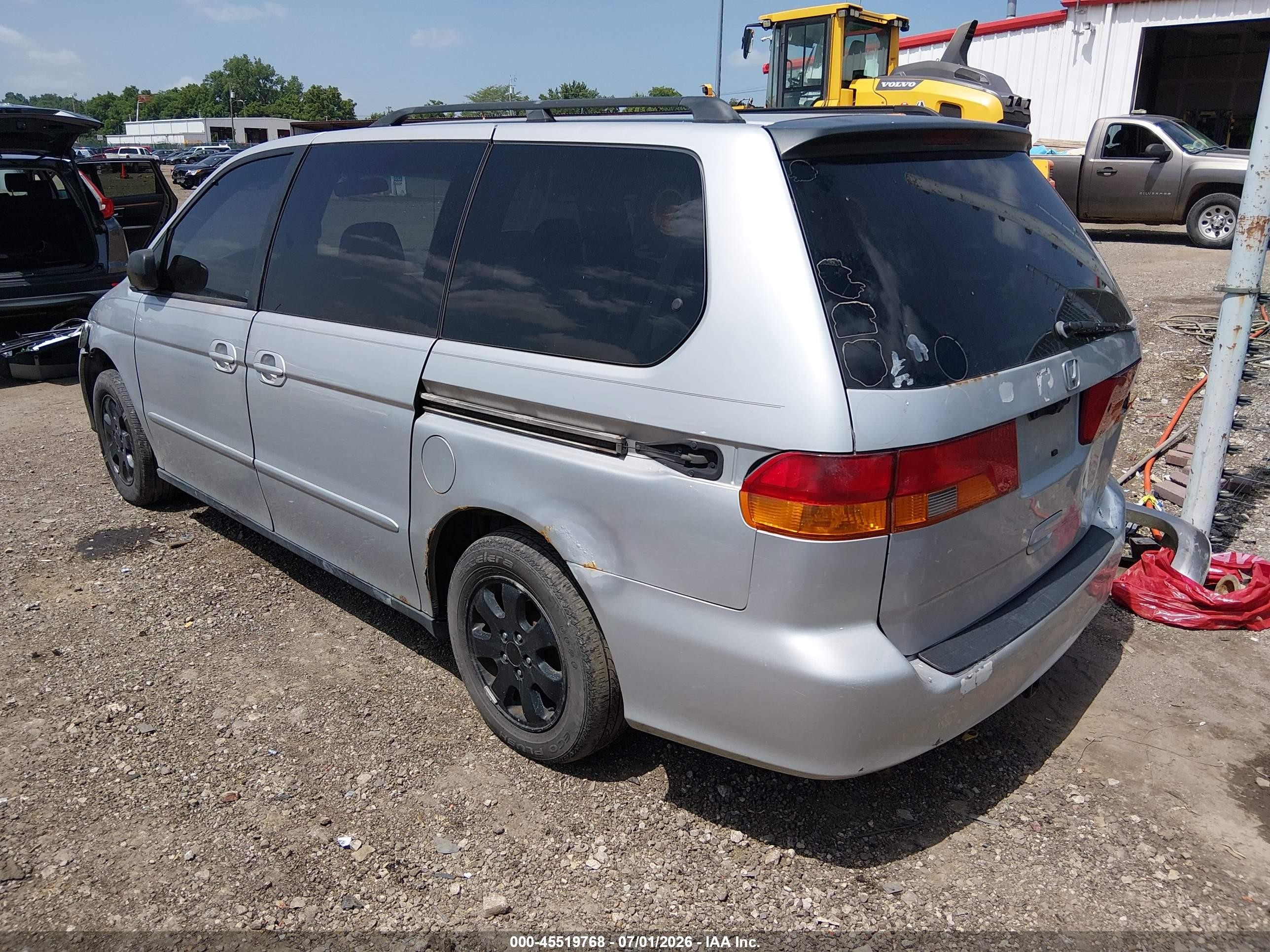 2004 Honda Odyssey Ex Серый vin: 5FNRL18604B053947