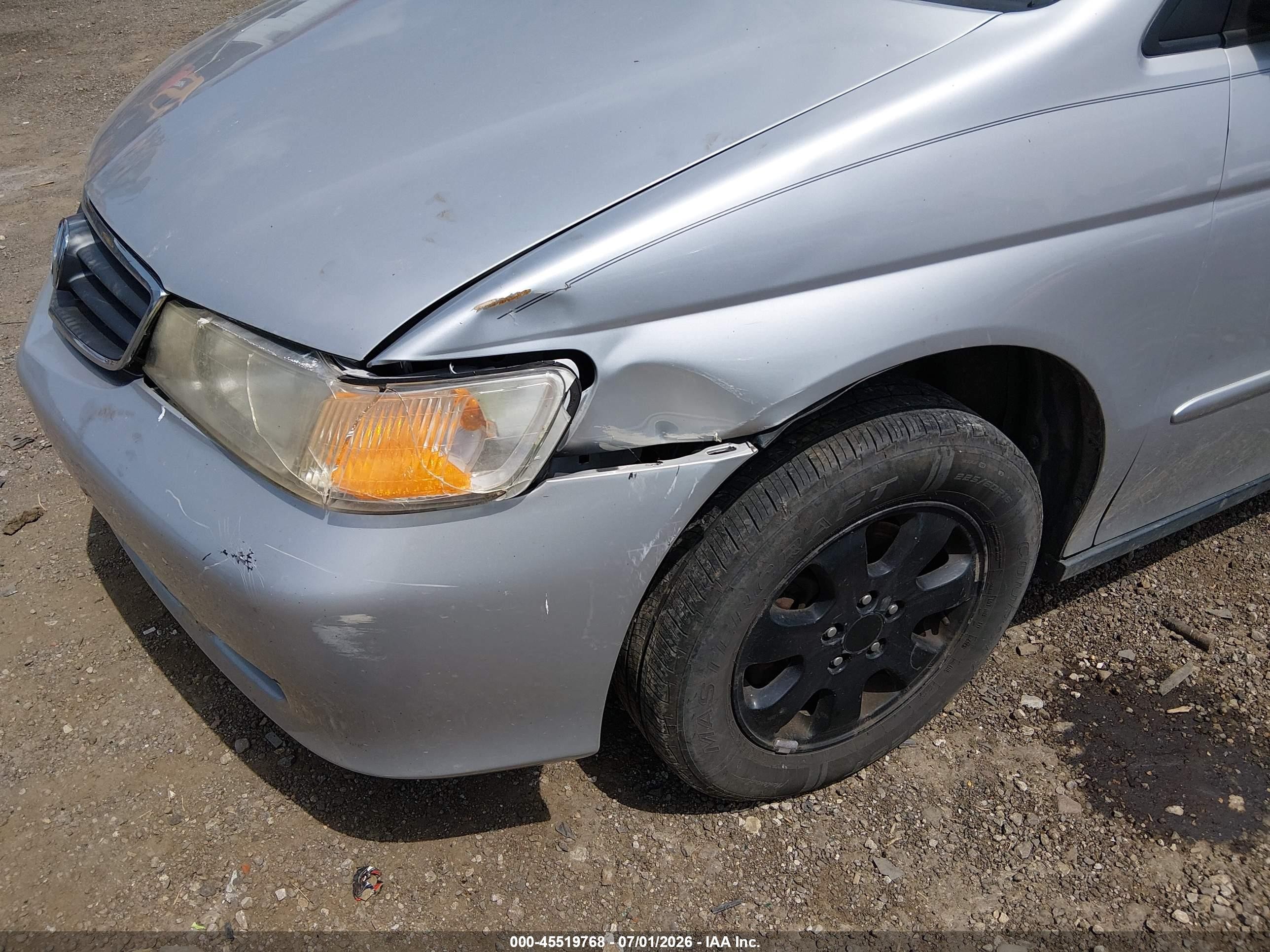 2004 Honda Odyssey Ex Серый vin: 5FNRL18604B053947