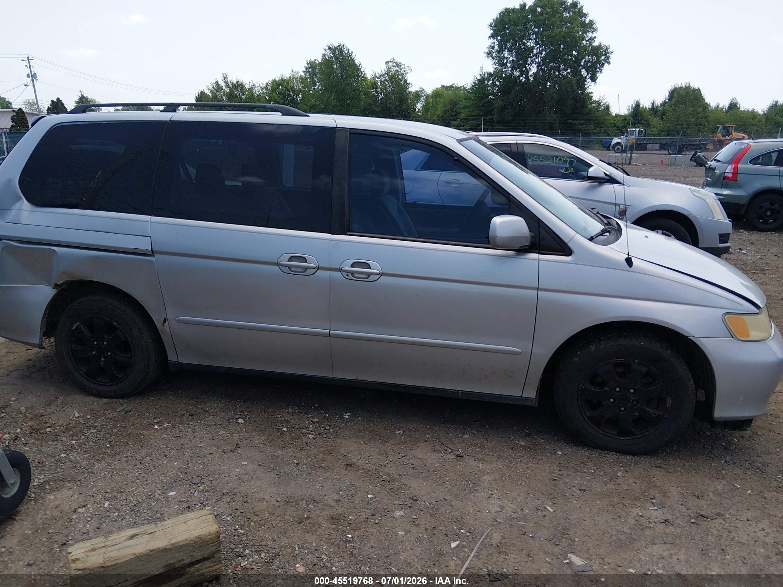2004 Honda Odyssey Ex Серый vin: 5FNRL18604B053947