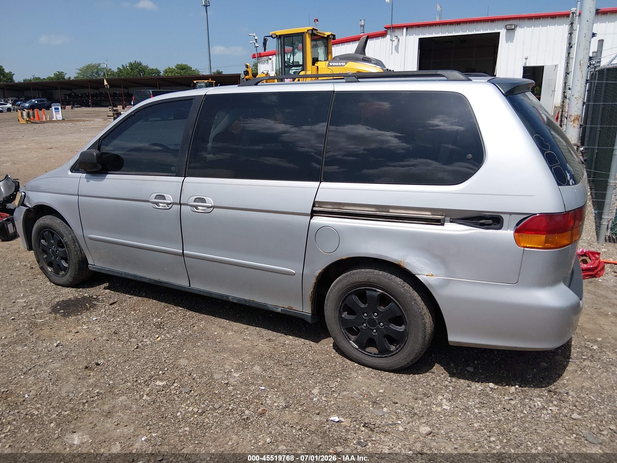 2004 Honda Odyssey Ex Серый vin: 5FNRL18604B053947
