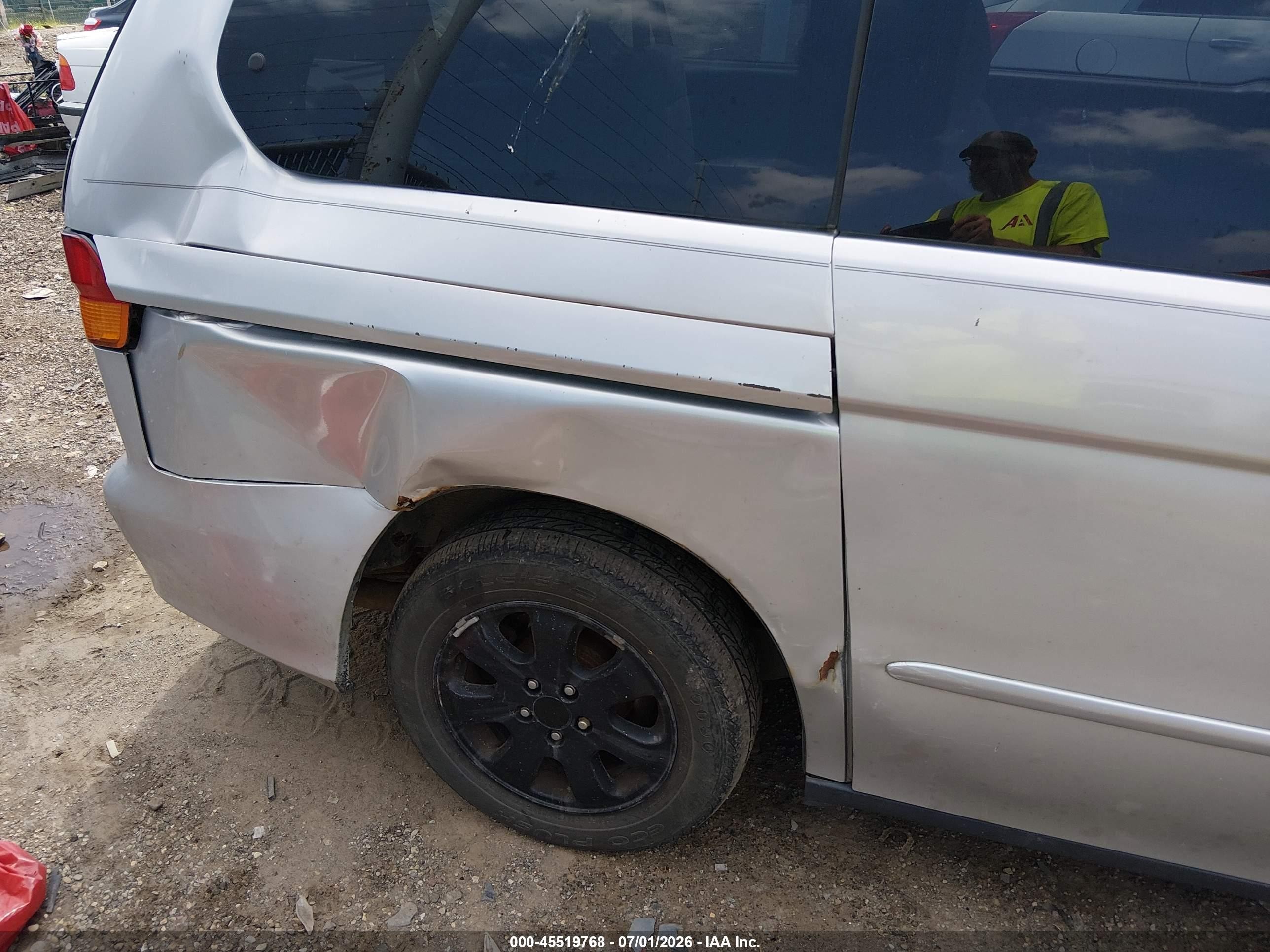2004 Honda Odyssey Ex Серый vin: 5FNRL18604B053947
