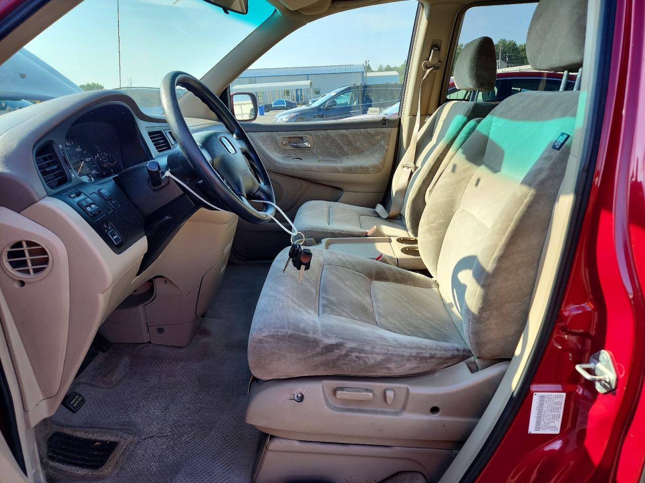 2004 Honda Odyssey Ex Red vin: 5FNRL18604B148511