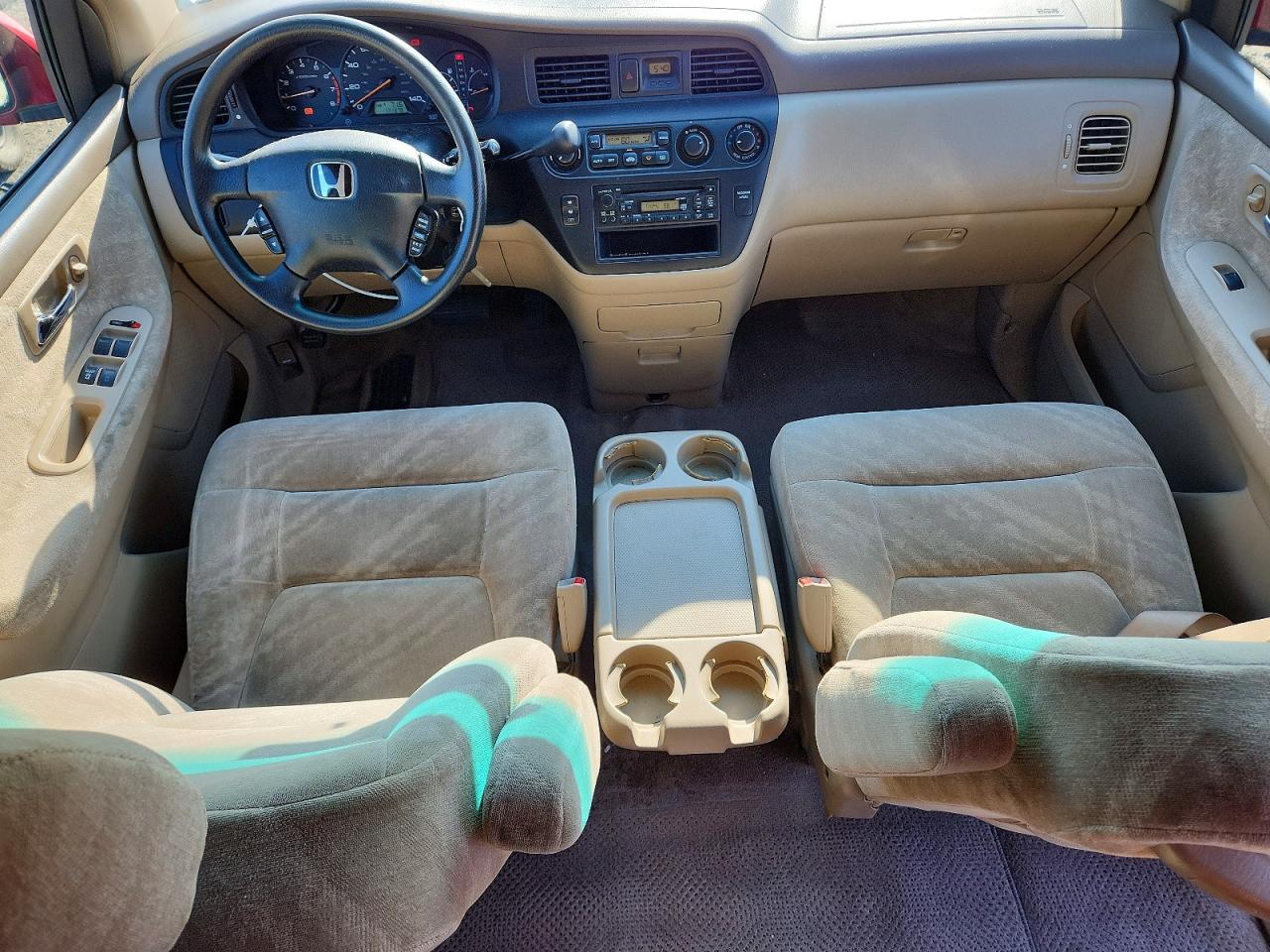 2004 Honda Odyssey Ex Red vin: 5FNRL18604B148511