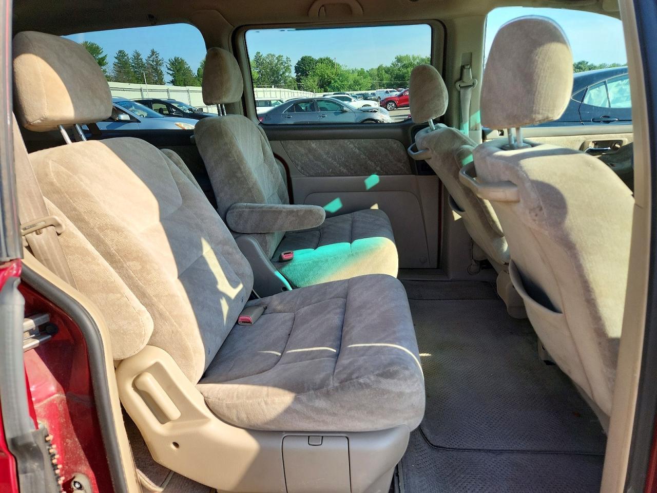 2004 Honda Odyssey Ex Red vin: 5FNRL18604B148511