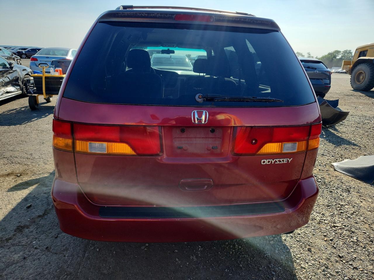 2004 Honda Odyssey Ex Red vin: 5FNRL18604B148511