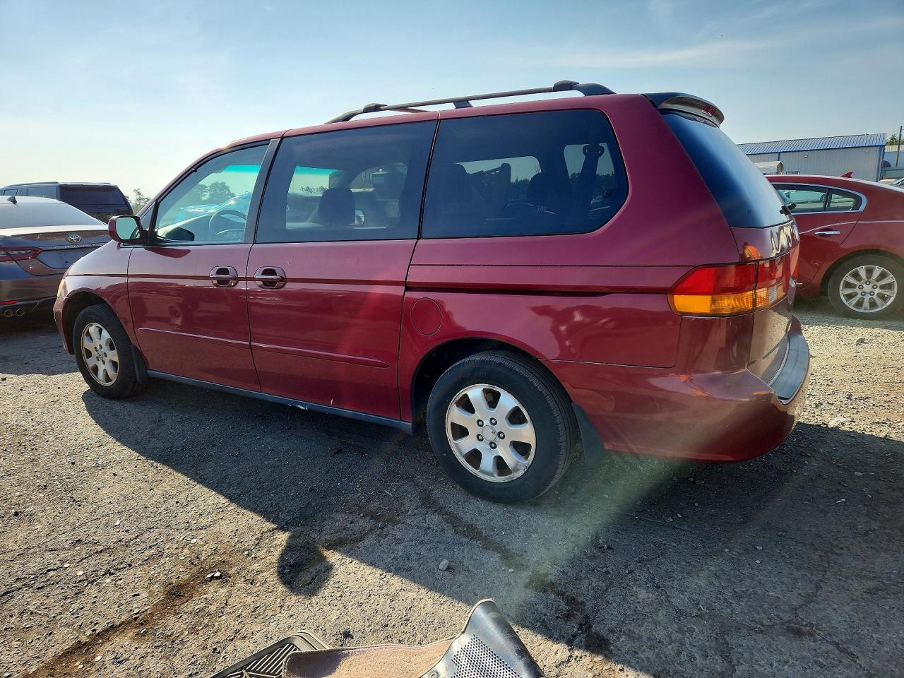 2004 Honda Odyssey Ex Red vin: 5FNRL18604B148511