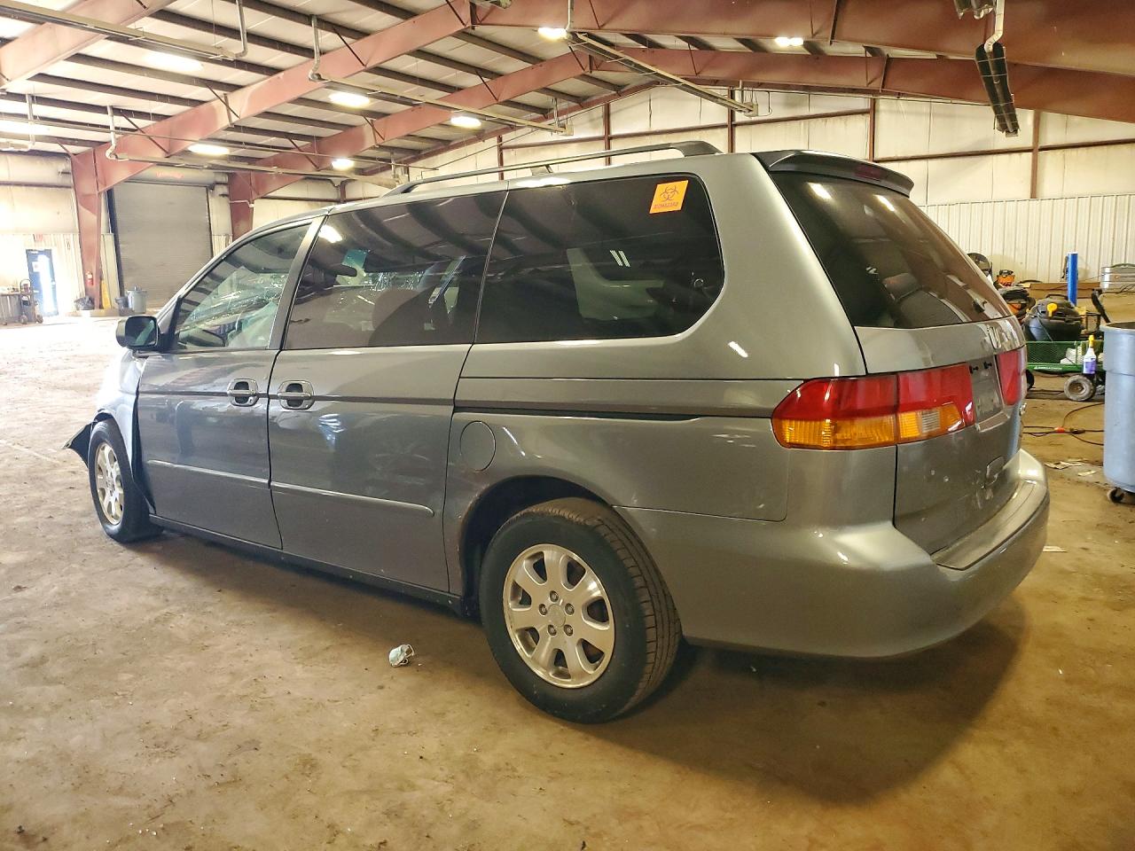2002 Honda Odyssey Ex Silver vin: 5FNRL18612B000381