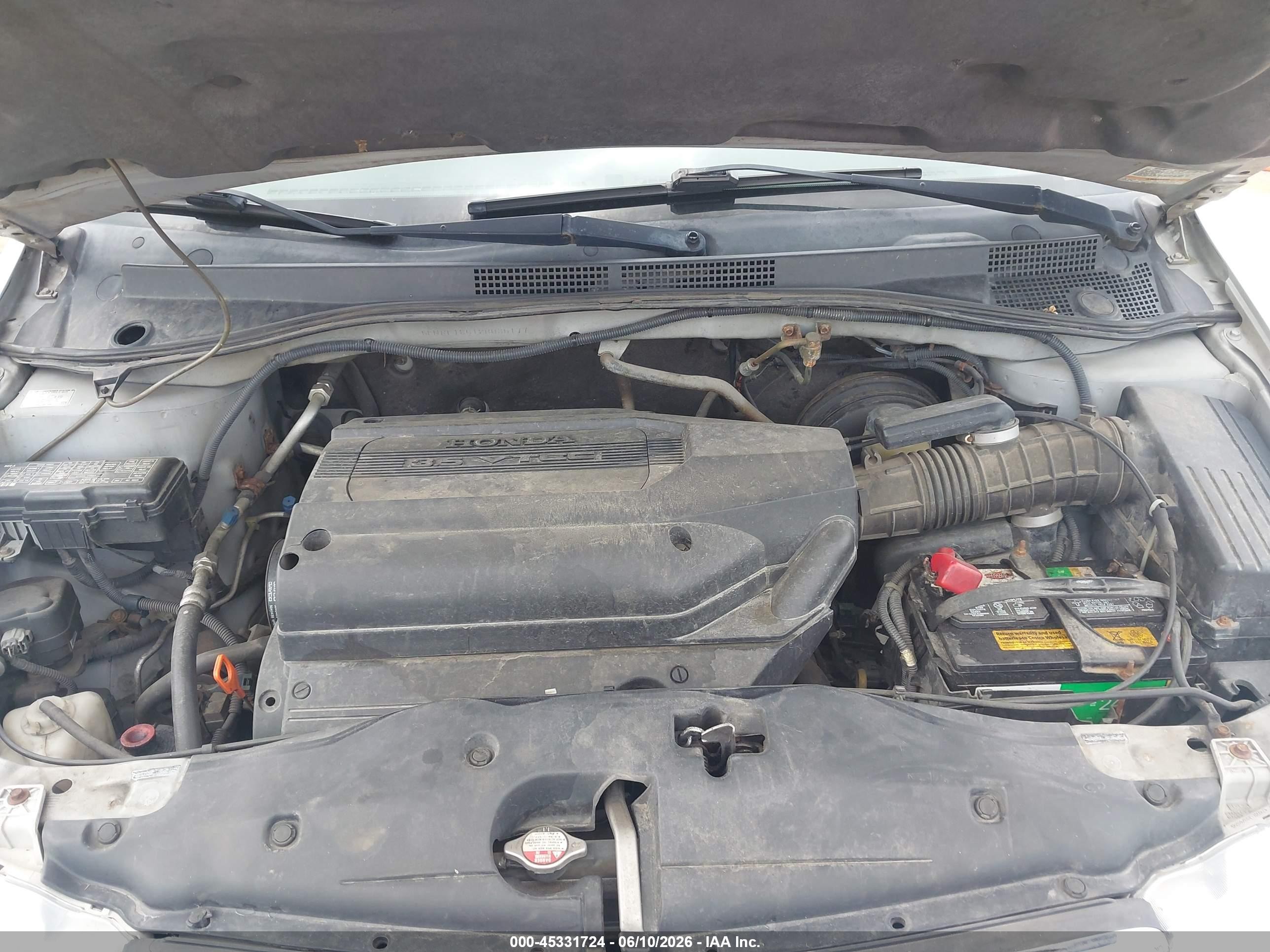 2002 Honda Odyssey Ex Silver vin: 5FNRL18612B035177