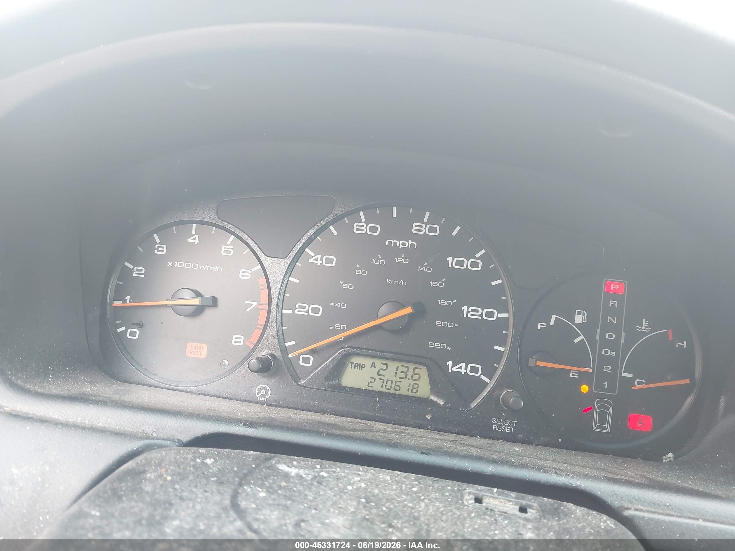 2002 Honda Odyssey Ex Silver vin: 5FNRL18612B035177