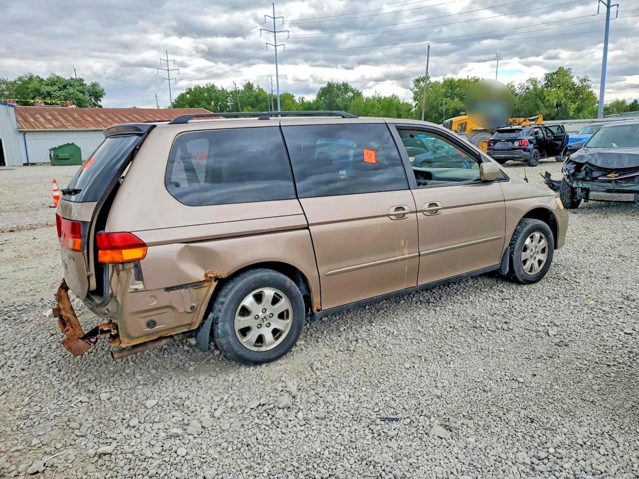 2003 Honda Odyssey Ex Beige vin: 5FNRL18613B112485