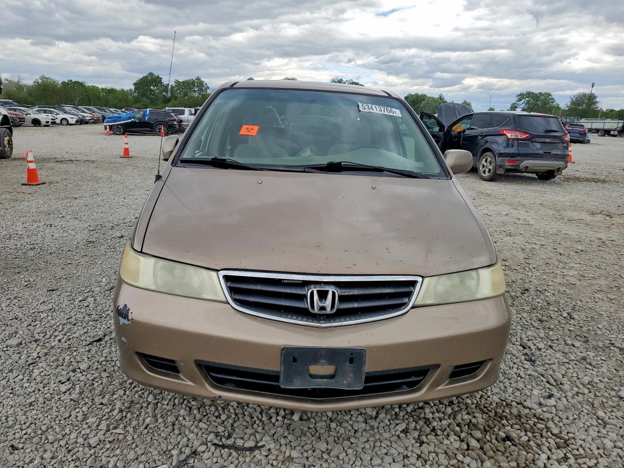 2003 Honda Odyssey Ex Beige vin: 5FNRL18613B112485