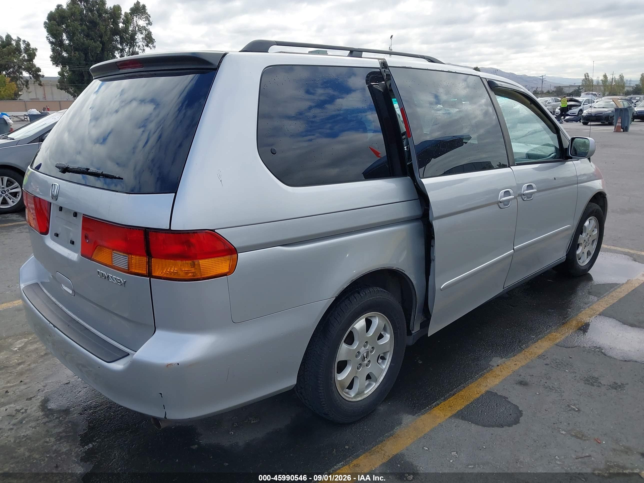 2003 Honda Odyssey Ex Серебряный vin: 5FNRL18613B126130