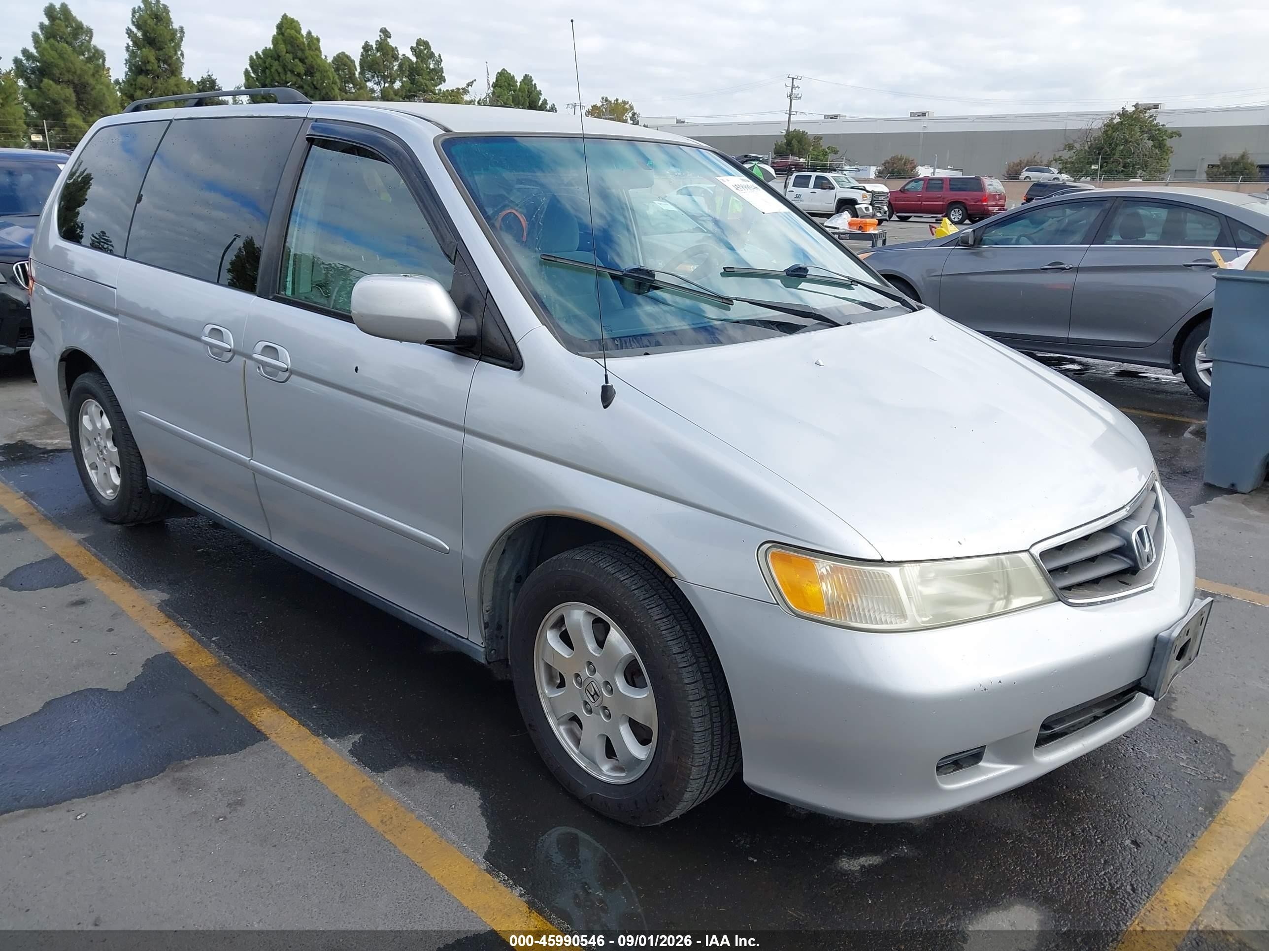 2003 Honda Odyssey Ex Silver vin: 5FNRL18613B126130