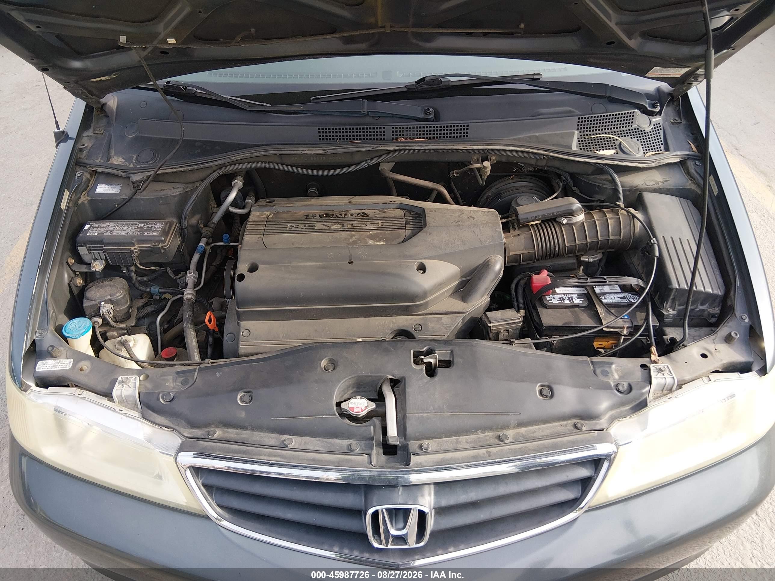 2003 Honda Odyssey Ex Gray vin: 5FNRL18613B143641