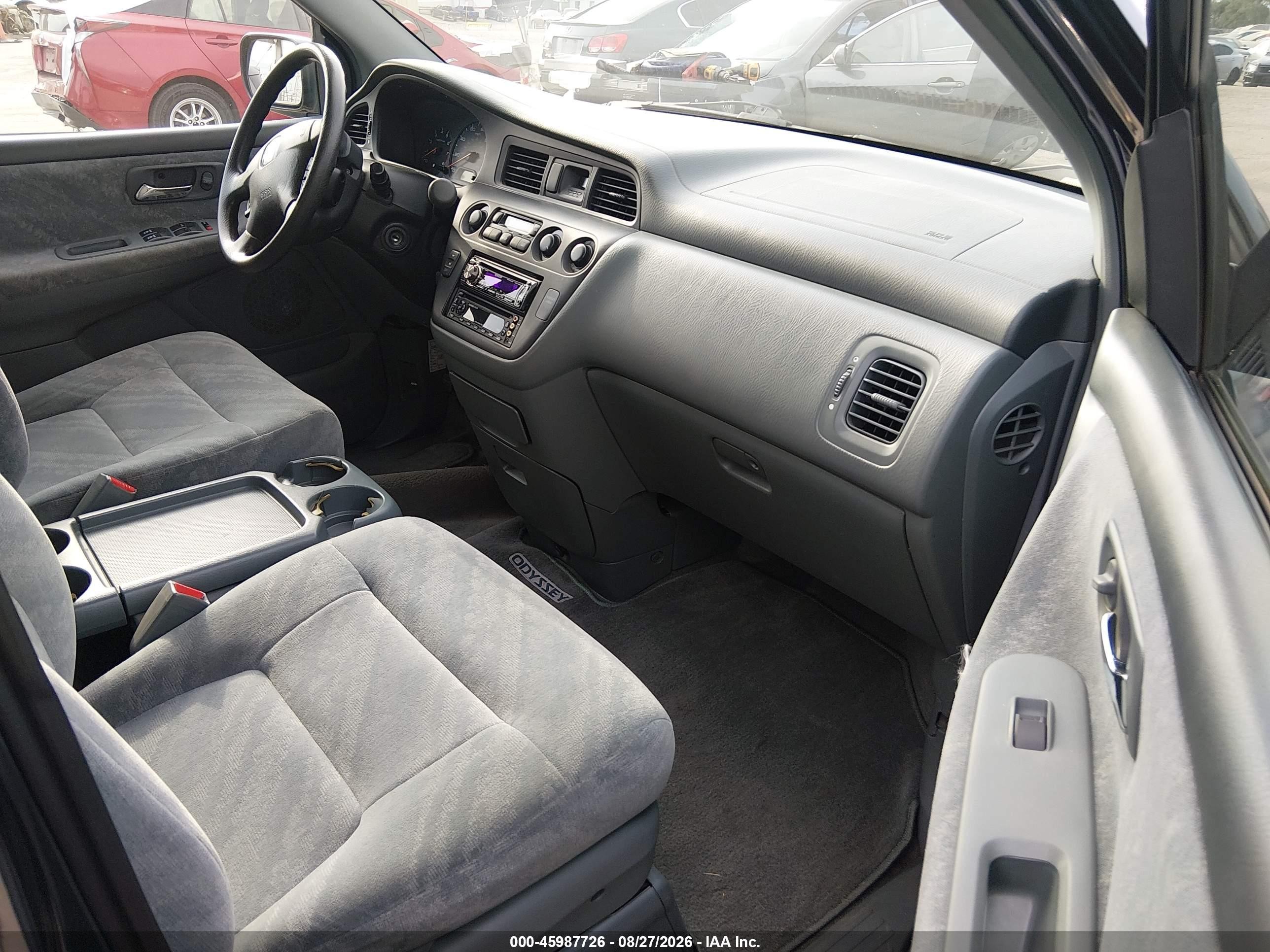 2003 Honda Odyssey Ex Gray vin: 5FNRL18613B143641