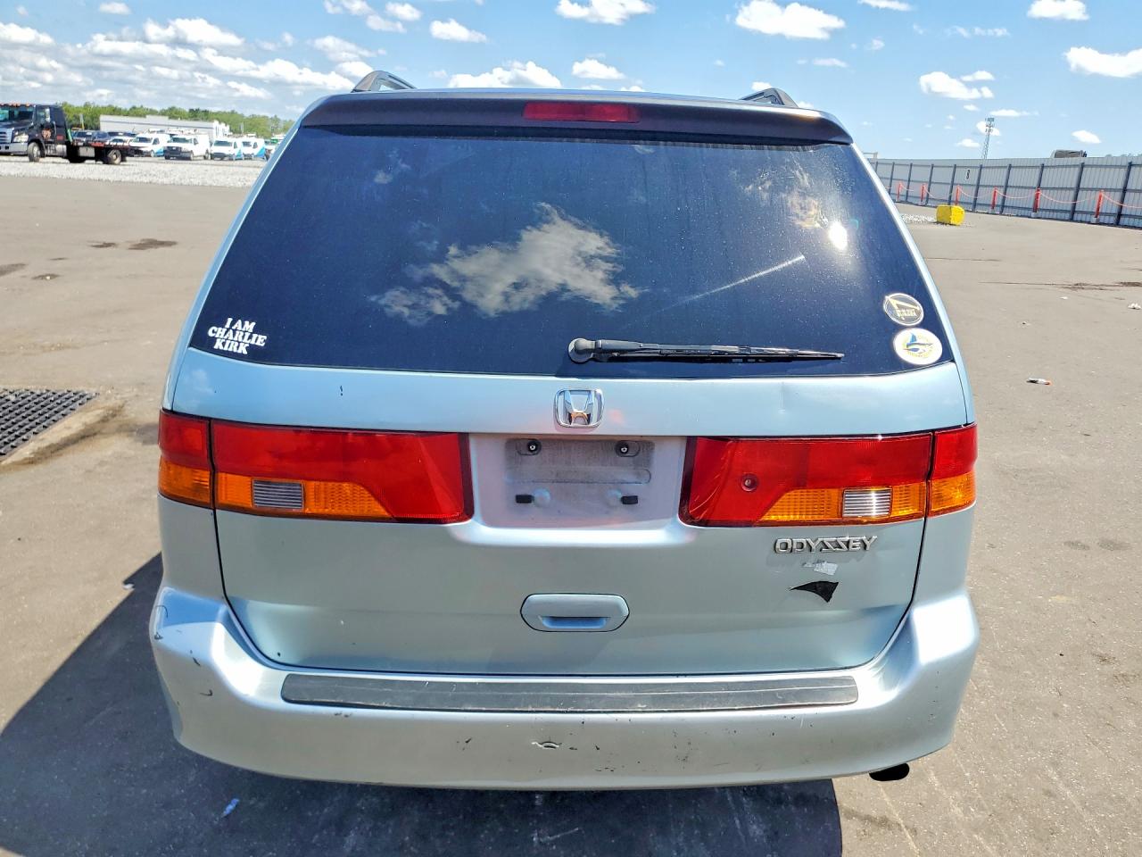 2003 Honda Odyssey Ex Blue vin: 5FNRL18613B144157