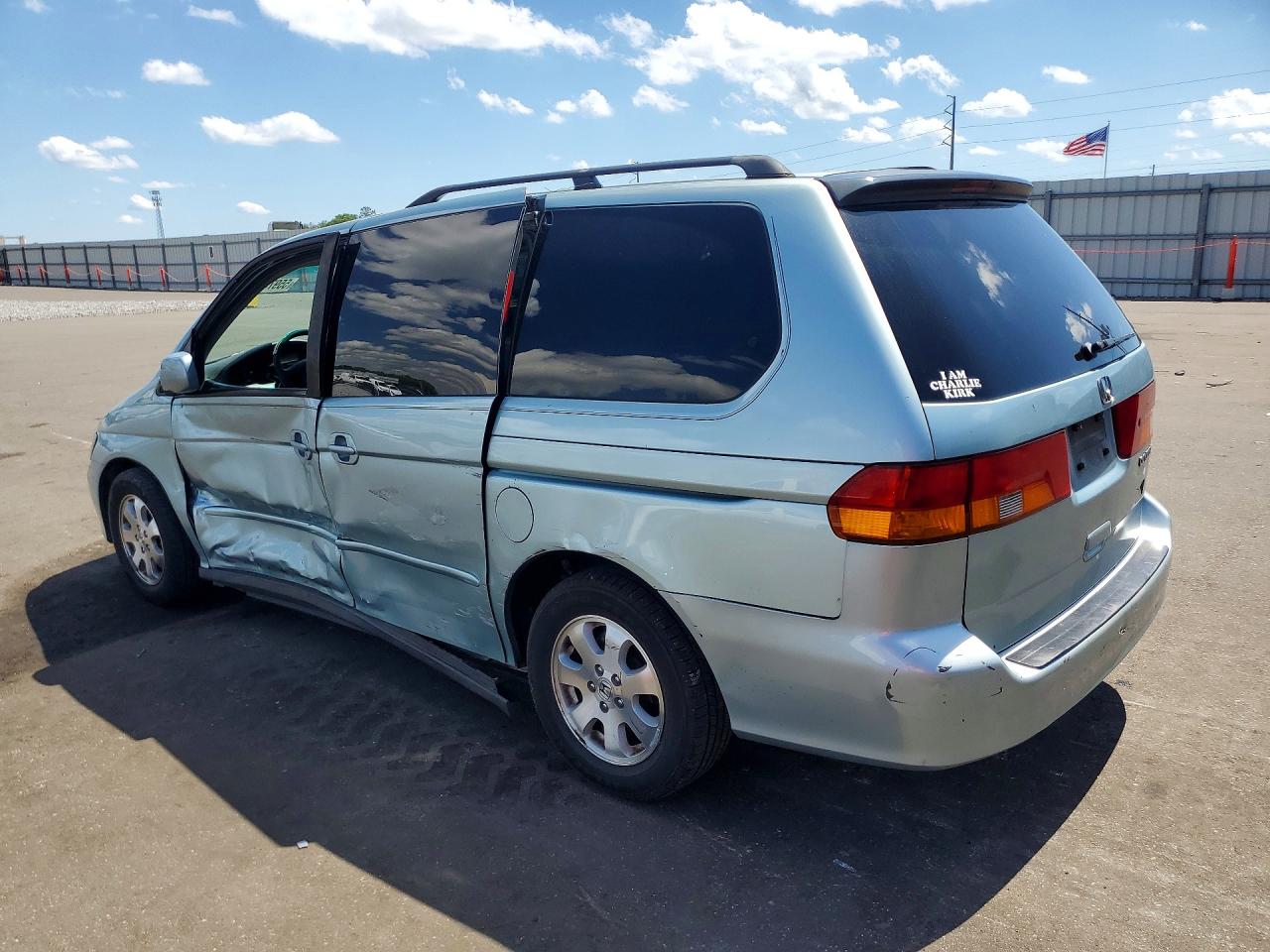 2003 Honda Odyssey Ex Blue vin: 5FNRL18613B144157
