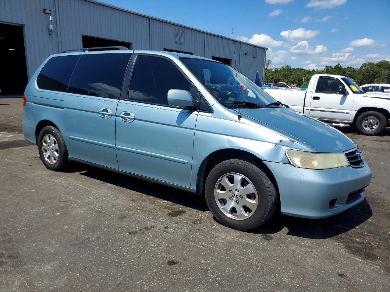 2003 Honda Odyssey Ex Blue vin: 5FNRL18613B144157