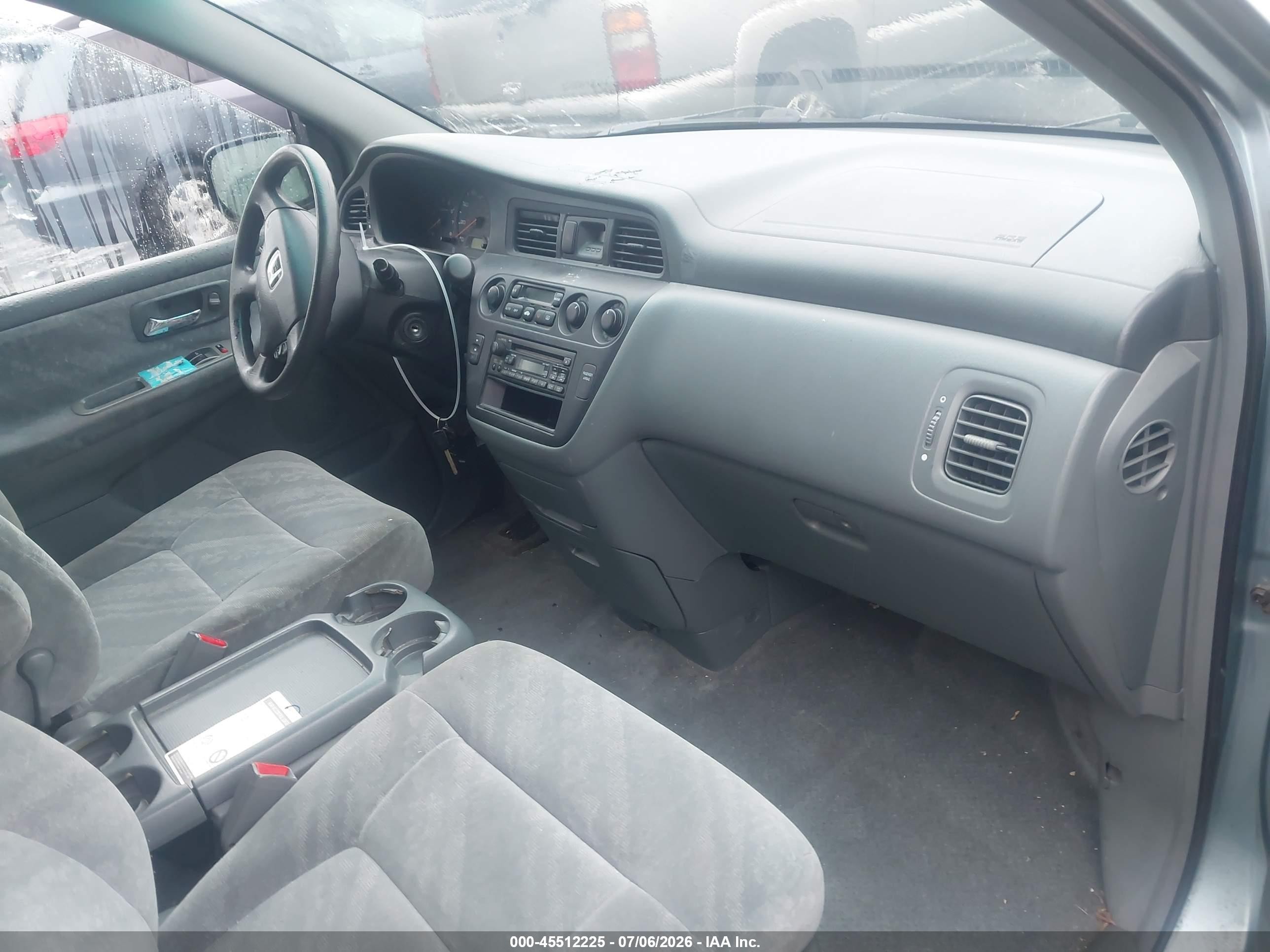 2004 Honda Odyssey Ex Blue vin: 5FNRL18614B038048