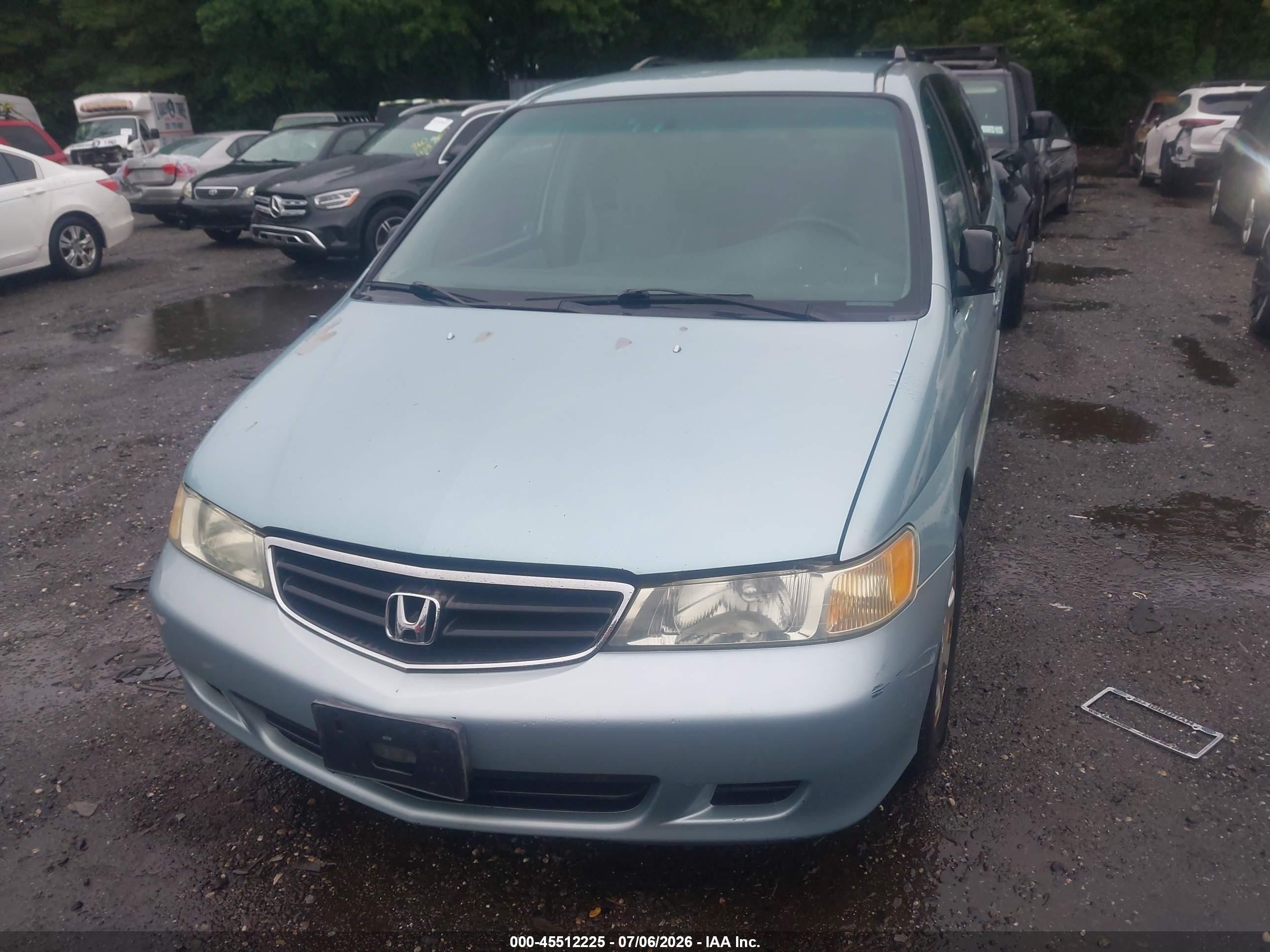 2004 Honda Odyssey Ex Blue vin: 5FNRL18614B038048