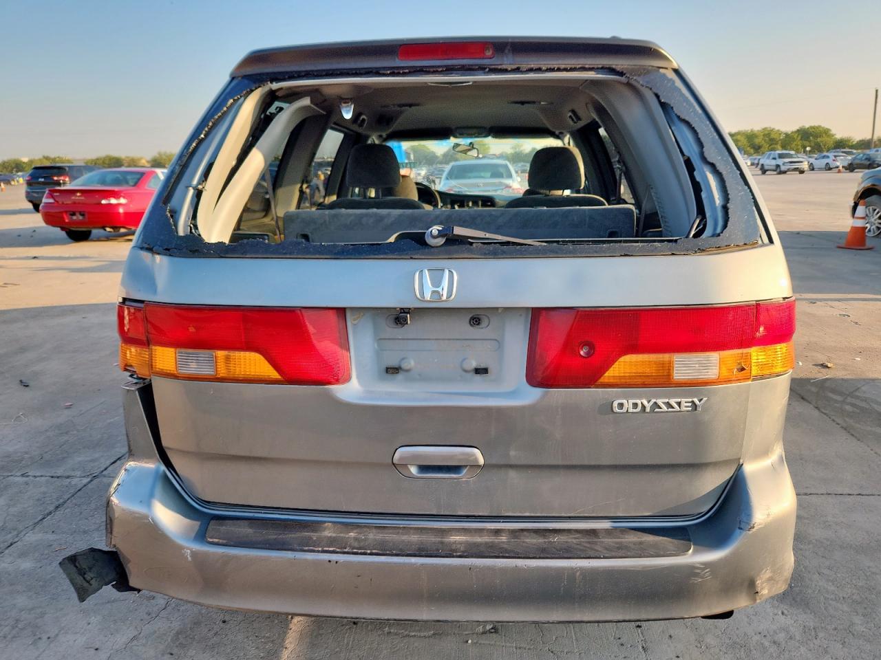 2002 Honda Odyssey Ex Gray vin: 5FNRL18622B002513
