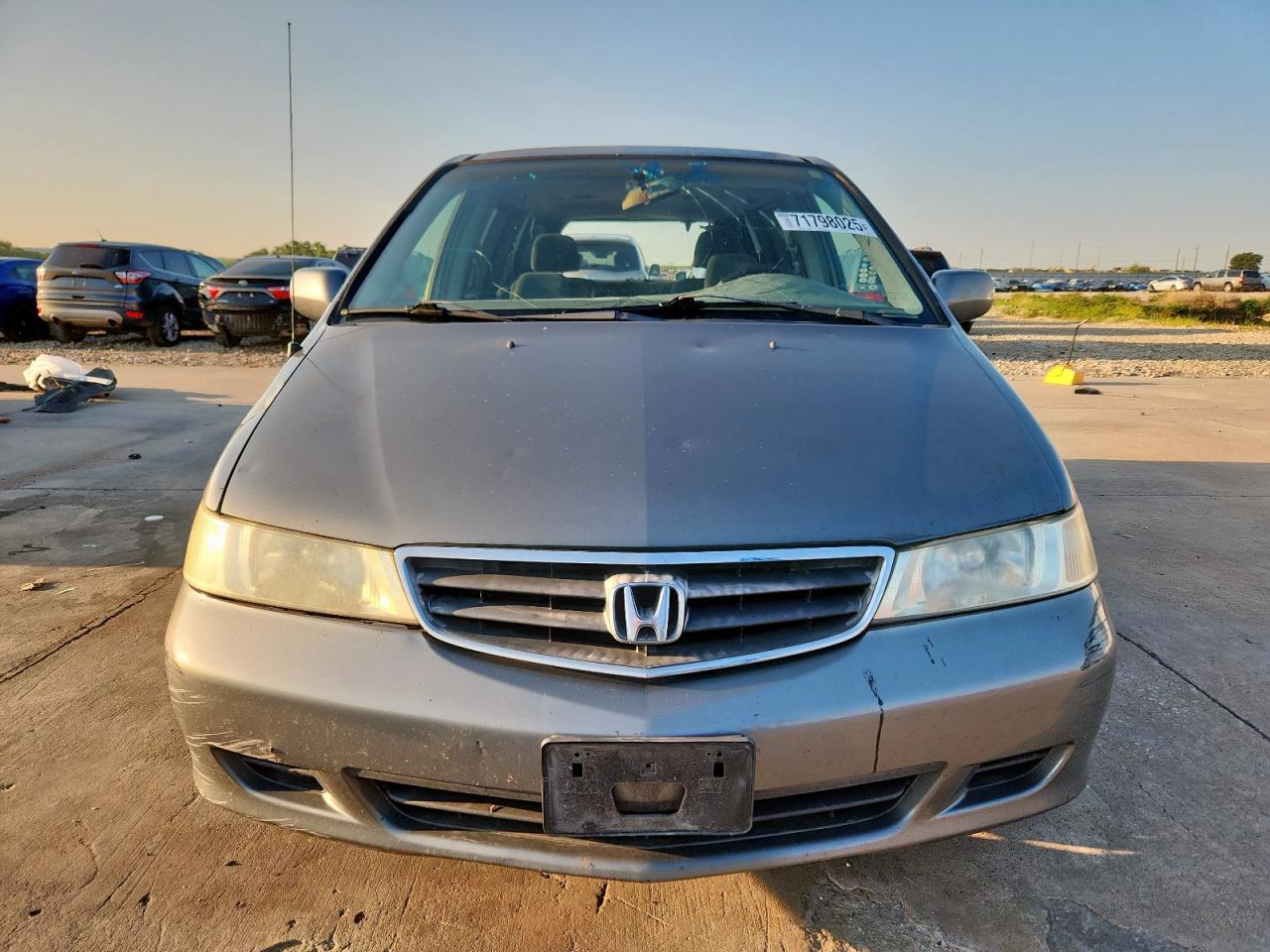 2002 Honda Odyssey Ex Gray vin: 5FNRL18622B002513
