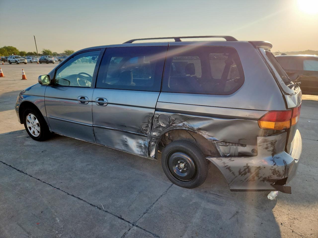 2002 Honda Odyssey Ex Gray vin: 5FNRL18622B002513