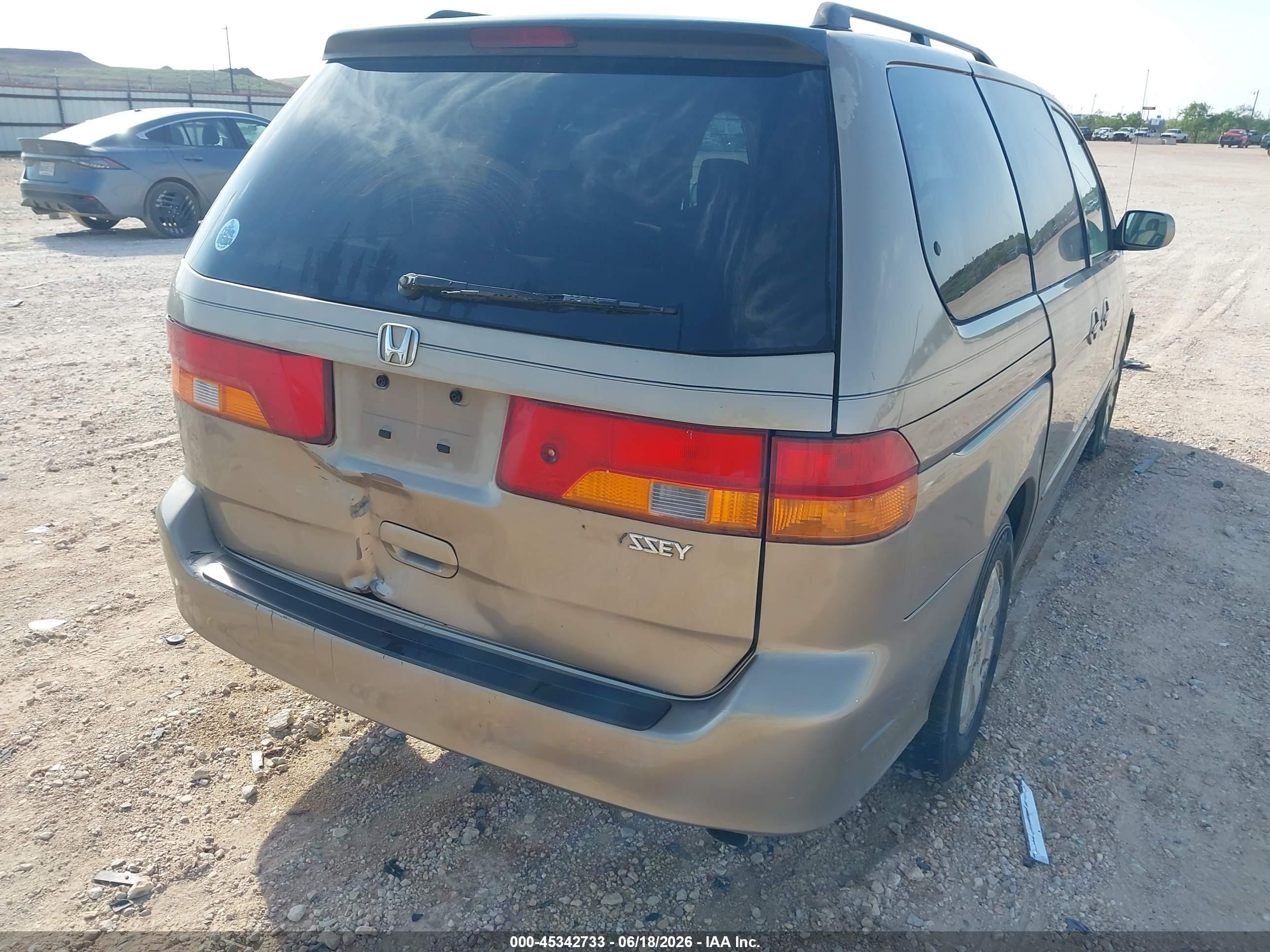 2003 Honda Odyssey Ex Gold vin: 5FNRL18623B065368