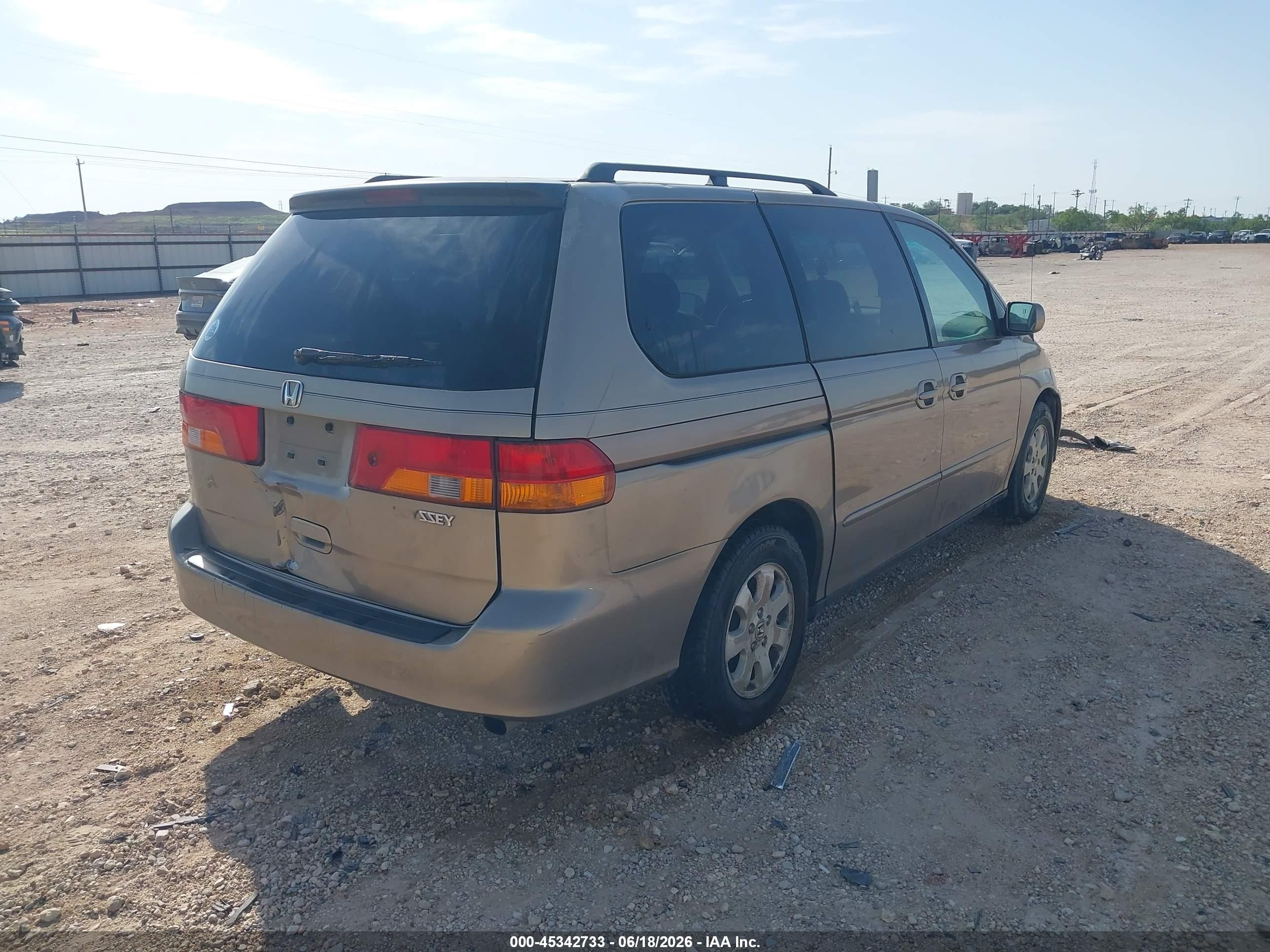 2003 Honda Odyssey Ex Gold vin: 5FNRL18623B065368