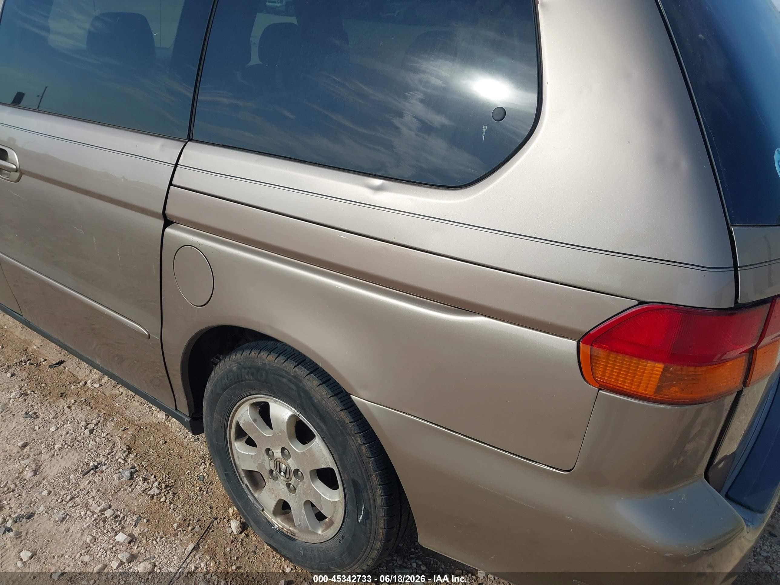2003 Honda Odyssey Ex Gold vin: 5FNRL18623B065368